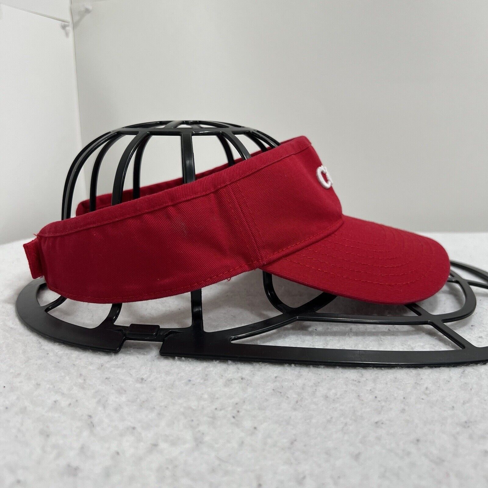 Coca Cola Coca-Cola Coke Visor Strapback Soda Logo Red American Needle Size ONE SIZE - 5 Thumbnail