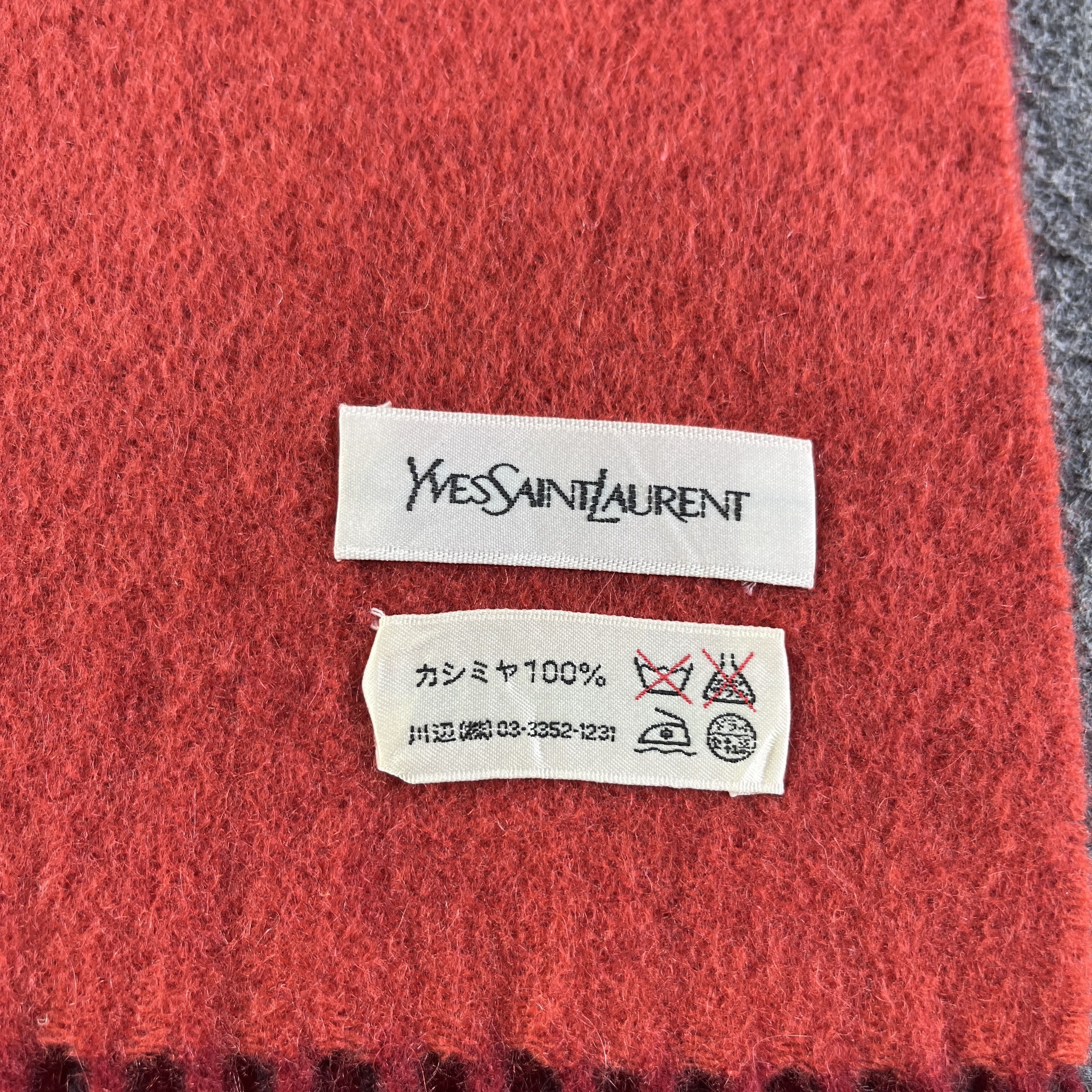 Vintage Vintage Yves Saint Laurent Scarf / Muffler / Neckwear T1139 Size ONE SIZE - 5 Thumbnail