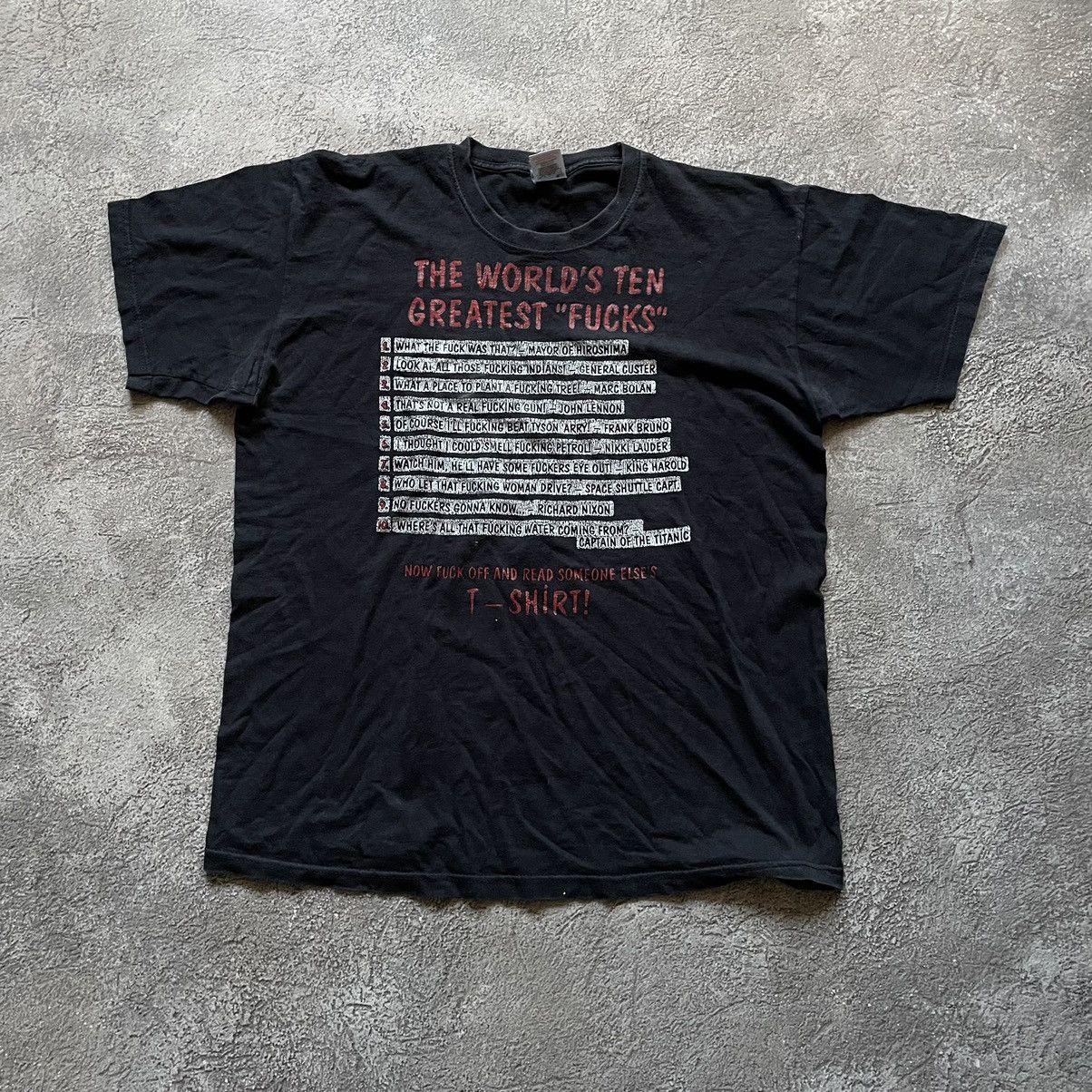 Vintage Vintage Y2K Graphic Tee Sun Faded Grunge Streetwear Baggy M Size US M / EU 48-50 / 2 - 3 Thumbnail