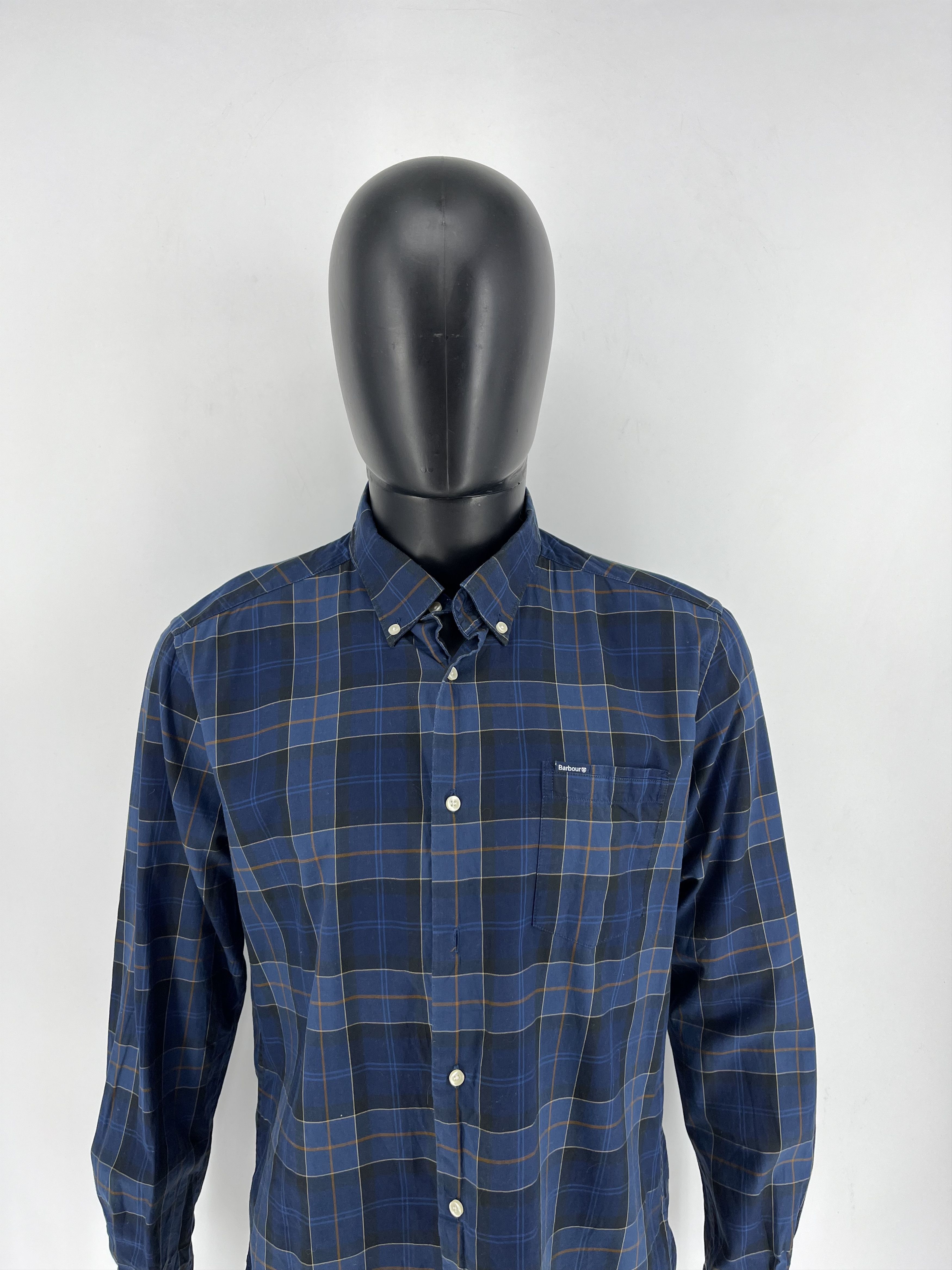 Barbour × Vintage Vintage Barbour Plaid Blake Cotton Flannel Casual Size US L / EU 52-54 / 3 - 5 Thumbnail