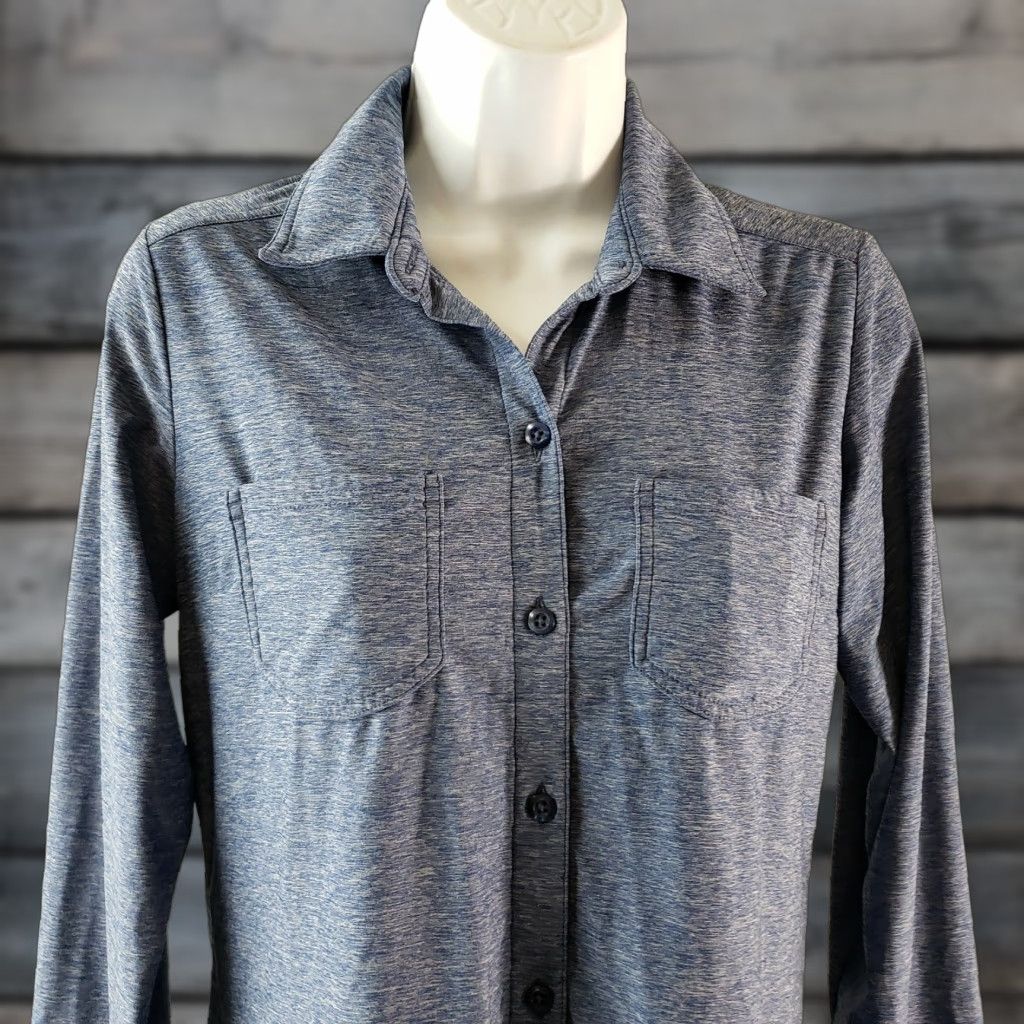 Eddie Bauer Eddie Bauer Womens Blue Button Front Long Sleeve Shirt Size Small User: Eddie Bauer Womens Blue Button Front Long Sleeve Shirt Size Small Size S / US 4 / IT 40 - 1 Thumbnail