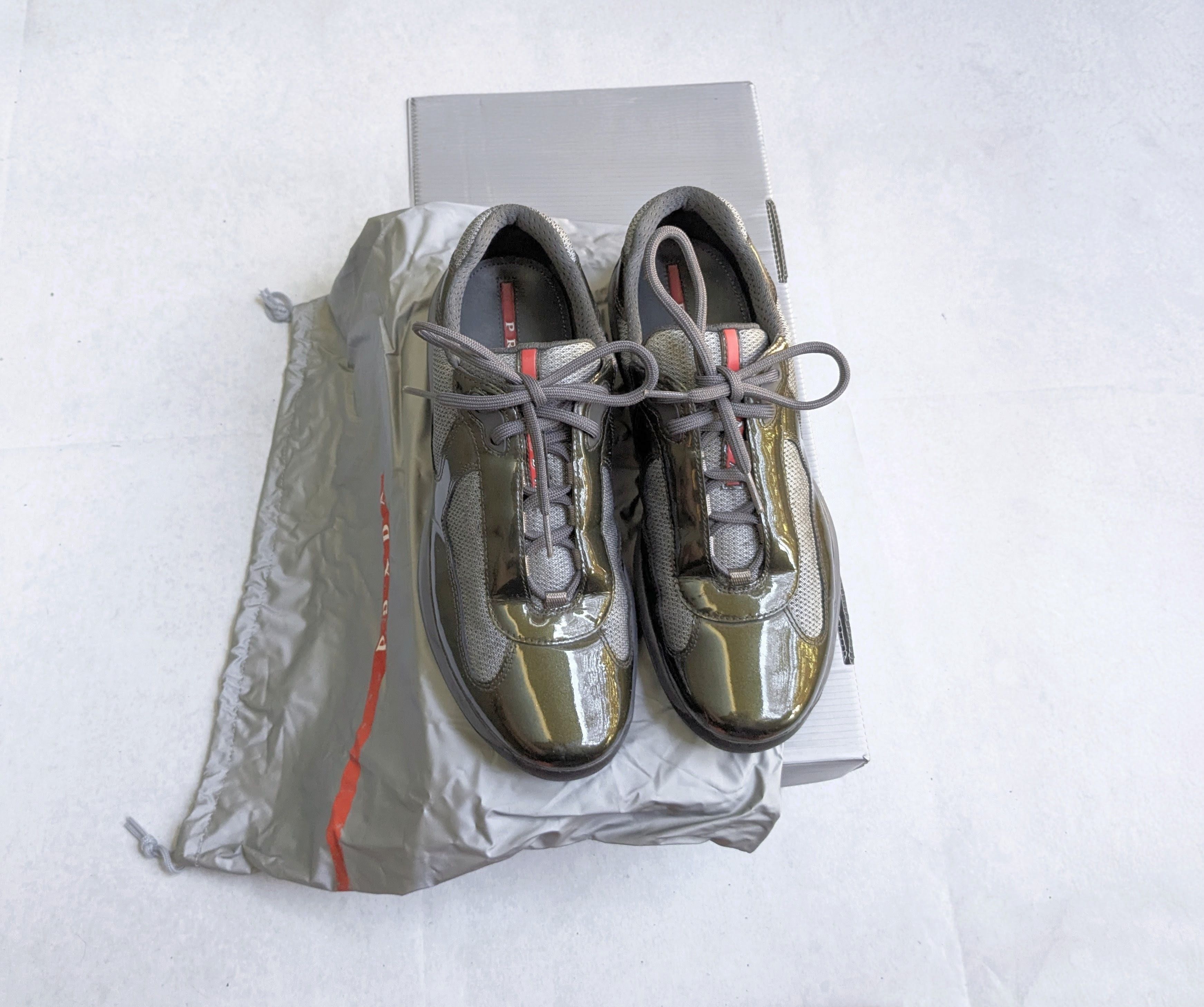 Prada × Streetwear × Vintage PRADA SS2000 Suede Sneakers archive 