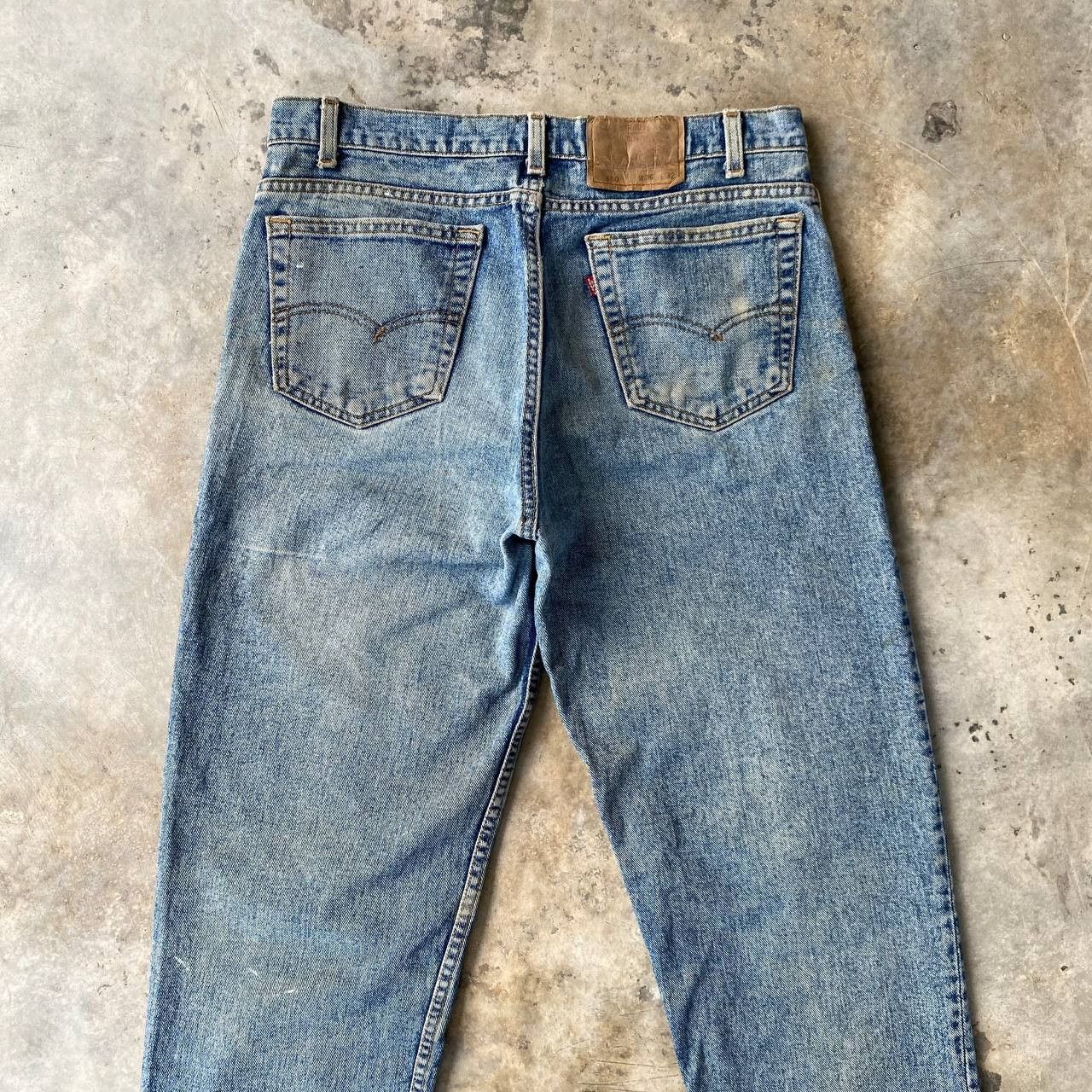 Levi's Vintage Clothing VINTAGE 1993 LEVIS 550 DIRTY MUDWASH GRUNGE JEAN USA W35X31" Size US 35 - 14 Thumbnail