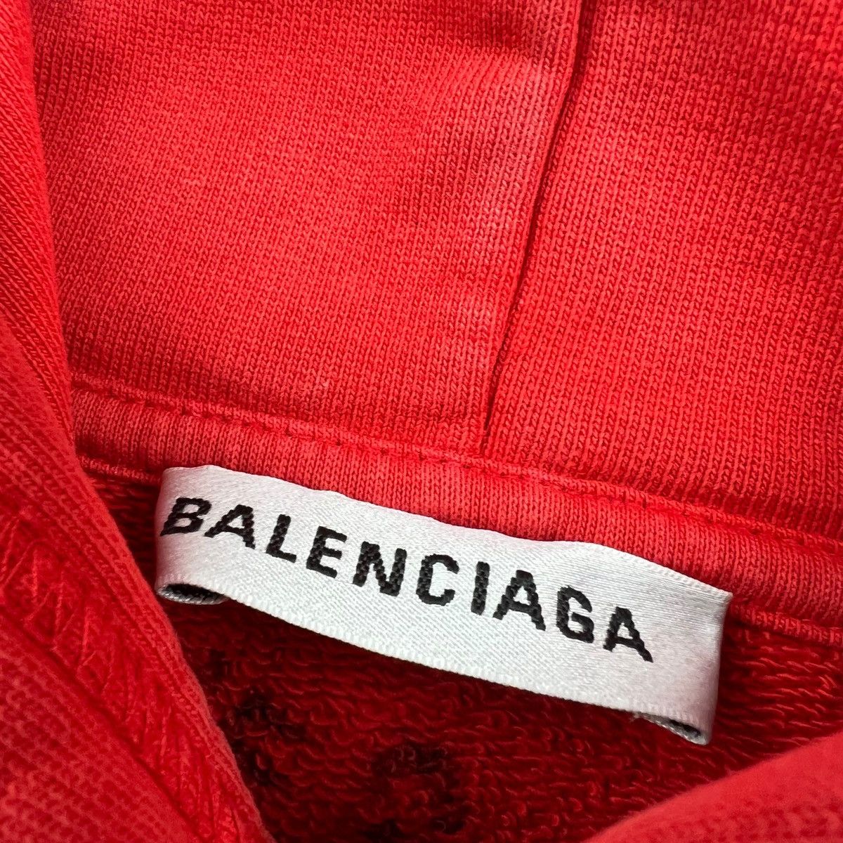 Balenciaga Balenciaga Campaign Logo Red Hoodie Size US M / EU 48-50 / 2 - 8 Thumbnail