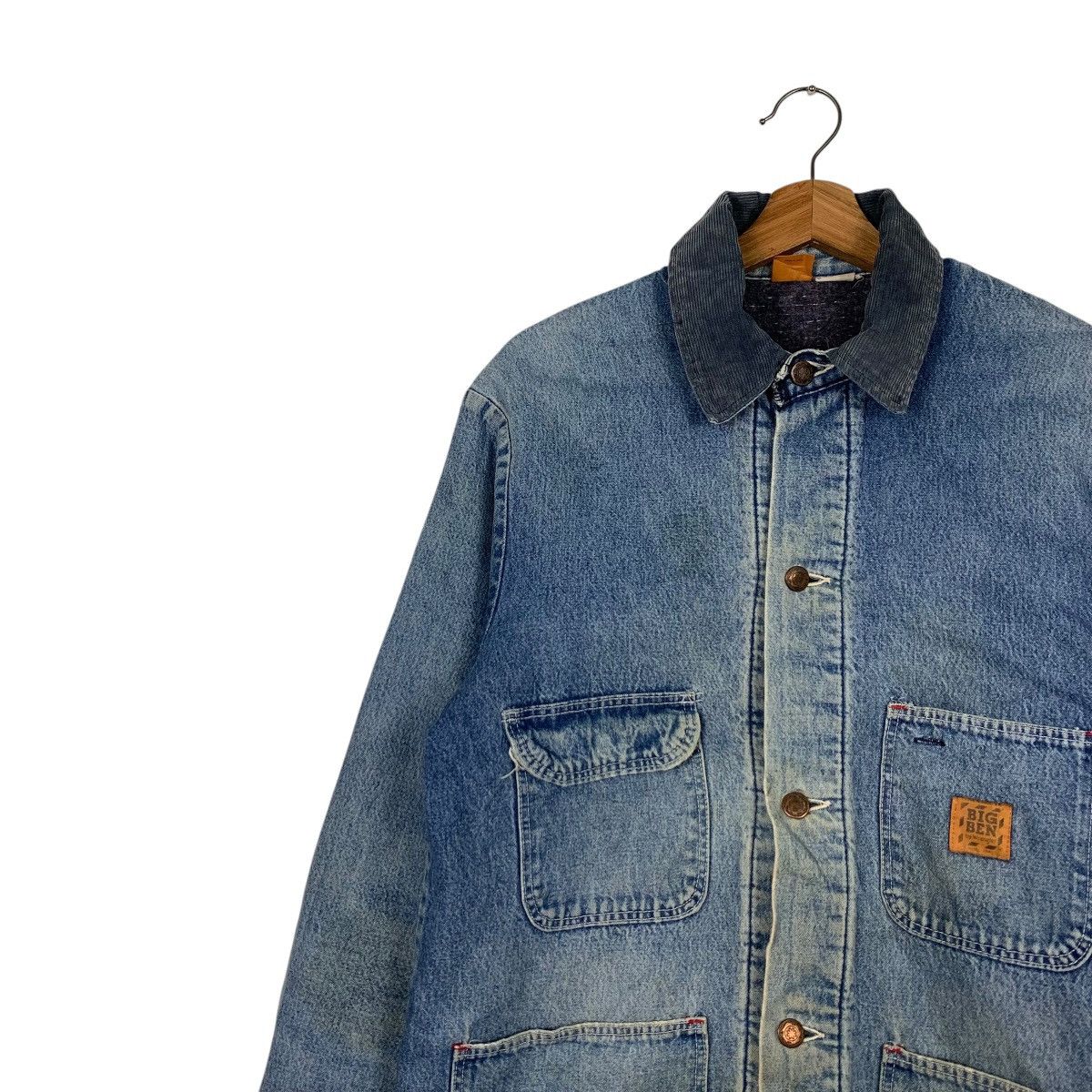 Japanese Brand BIG BEN by Wrangler Blanket Lined Denim Jacket #2141-C94 Size US M / EU 48-50 / 2 - 6 Thumbnail