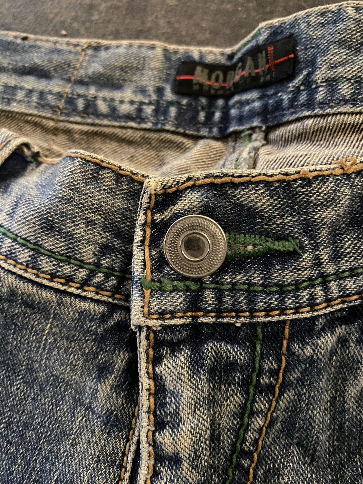 Beauty Beast Y2k Morgan Homme Button Flare Style Jeans Size US 34 / EU 50 - 7 Thumbnail