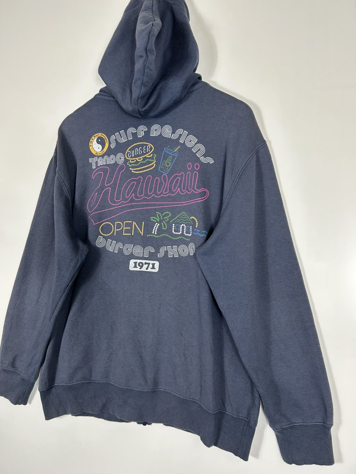 Sun Surf ⚡️Vintage T&C Surf Design Hawaii Hooded Sweater - L Size US L / EU 52-54 / 3 - 16 Thumbnail