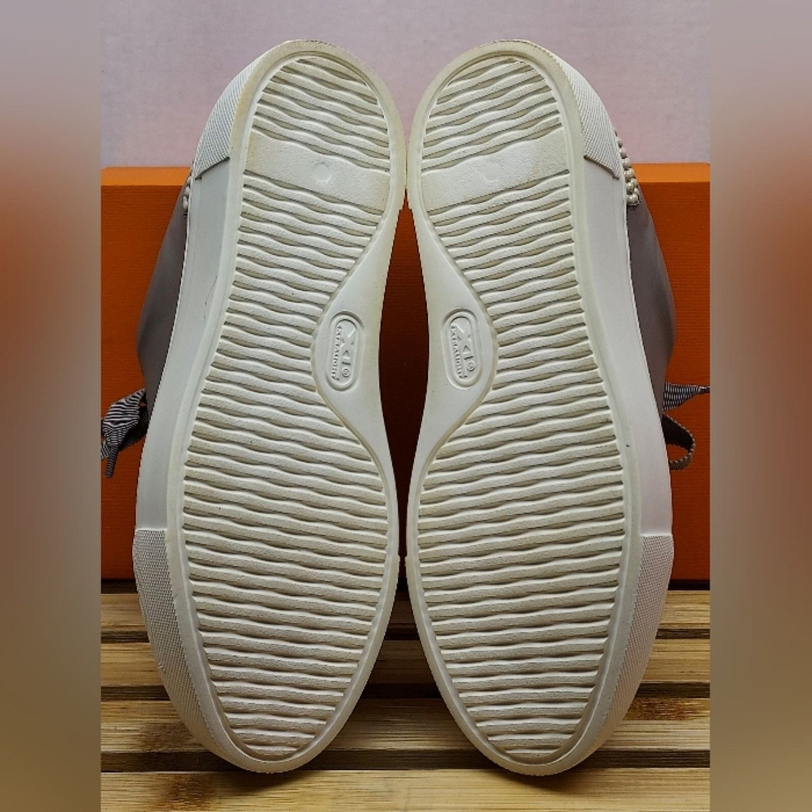 AGL AGL Womens Taupe Fashion Sneaker Shoes Size 36.5 (6.5) Size US 6.5 / IT 36.5 - 3 Thumbnail