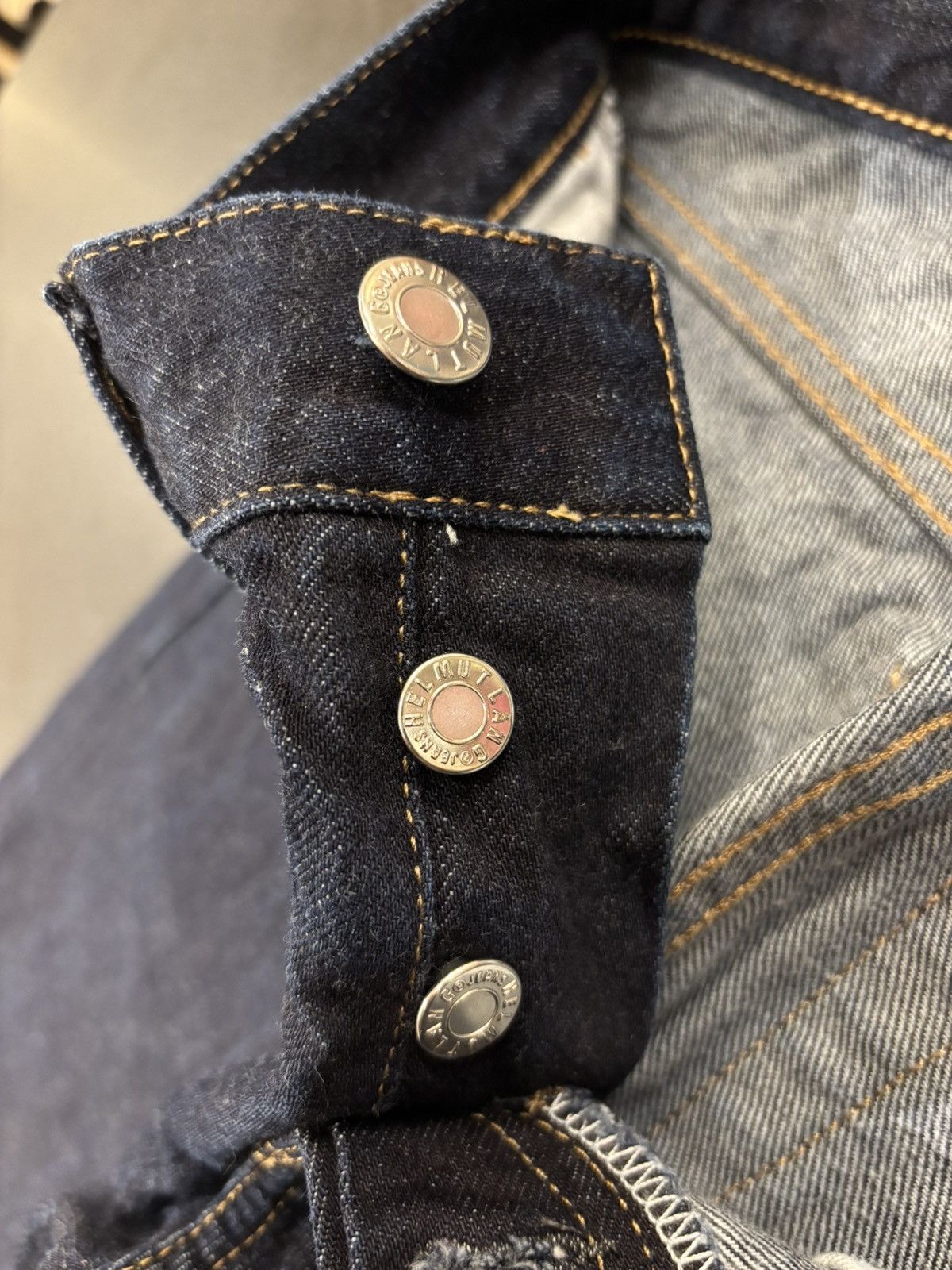 Helmut Lang Helmut Lang Dark Paint Denim Size US 28 / EU 44 - 13 Thumbnail