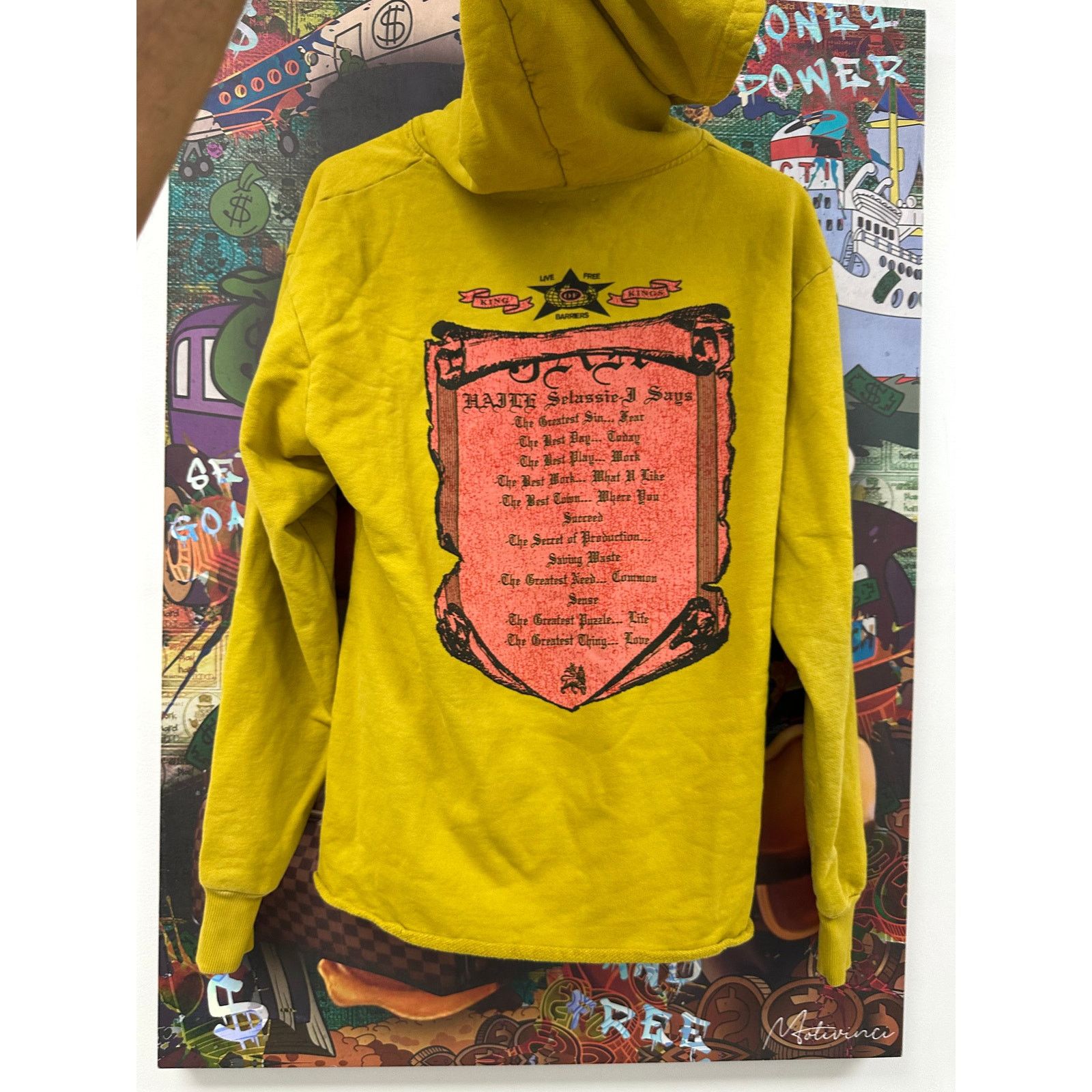 Barriers Barriers Hoodie Yellow Medium Used Size US M / EU 48-50 / 2 - 2 Thumbnail