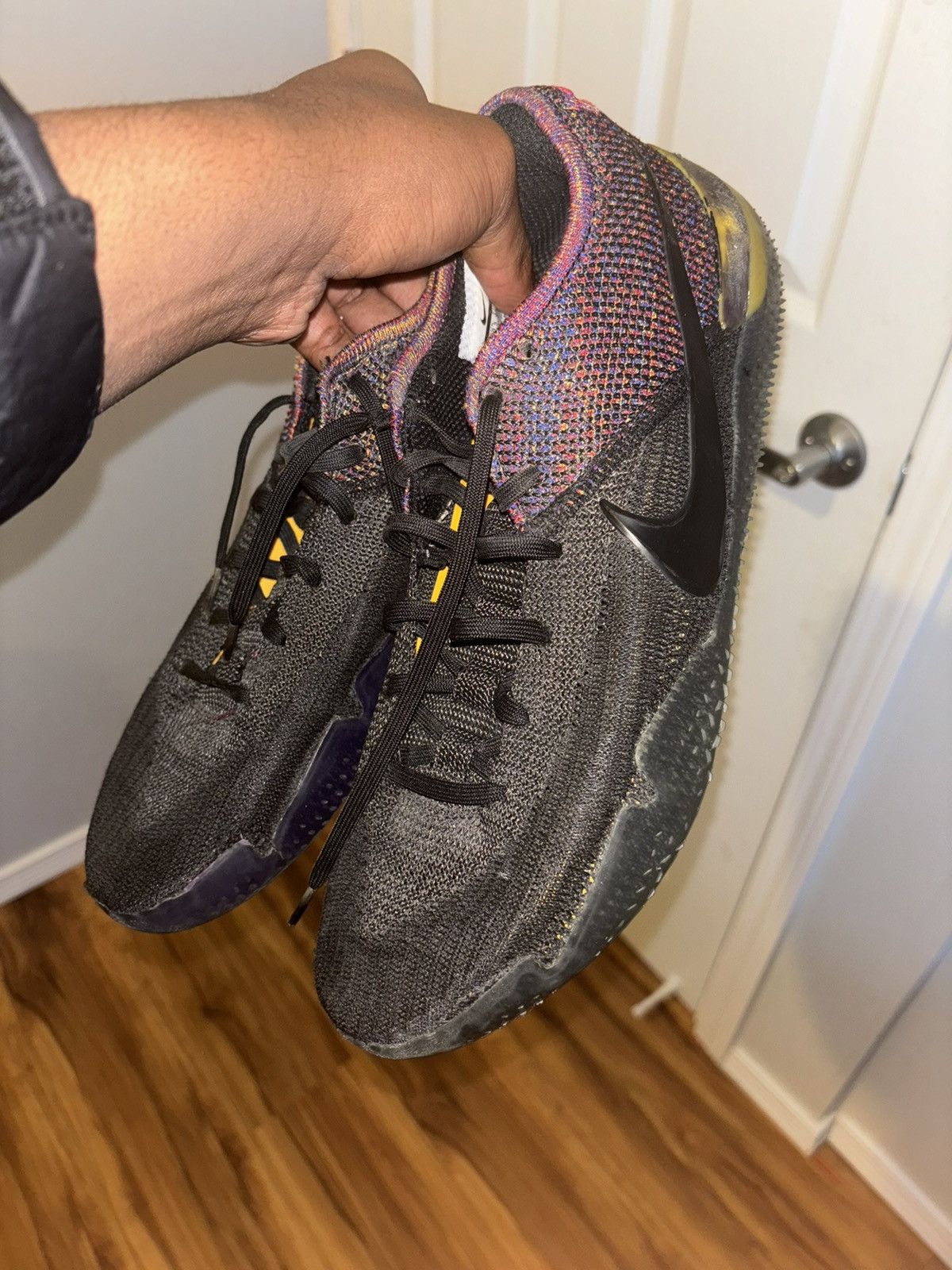 Nike Nike Kobe Nxt 360 Black Multi Color 2.0 Size US 11.5 / EU 44-45 - 3 Thumbnail