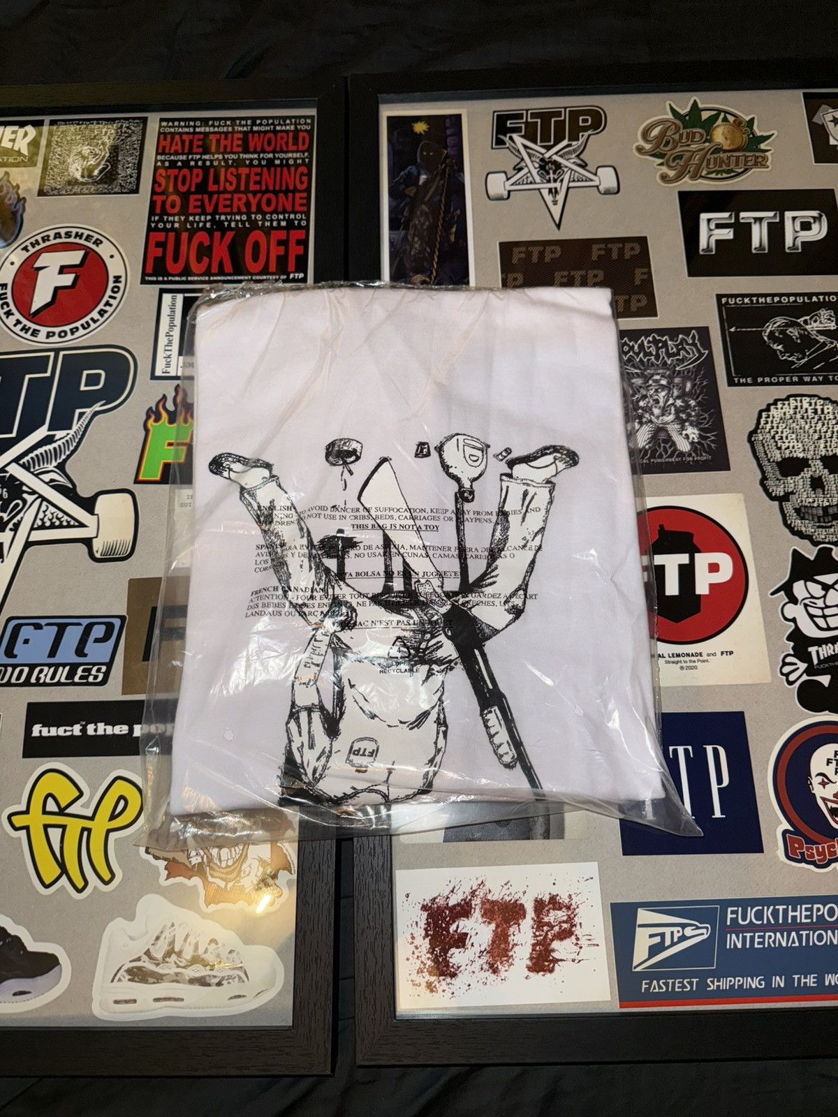 Fuck The Population × G59 Records KYS TEE (WHITE) Size US XXL / EU 58 / 5 - 2 Thumbnail