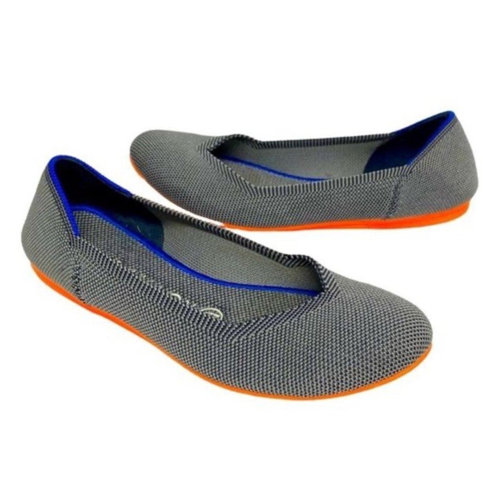 Rothy's Rothy's The Flat Women's Sz 6.5 Gray Birdseye Ballet Slip On Size US 6.5 / IT 36.5 - 1 Thumbnail
