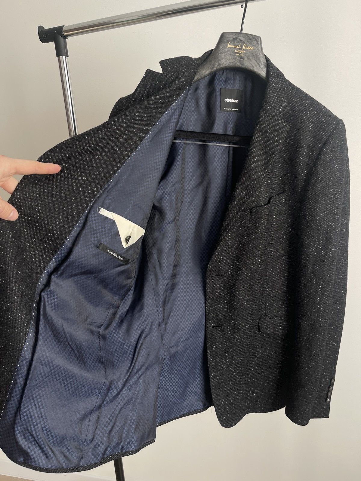 Strellson Strellson sport coat wool silk classic jacket blazer 40R Size 40R - 6 Thumbnail