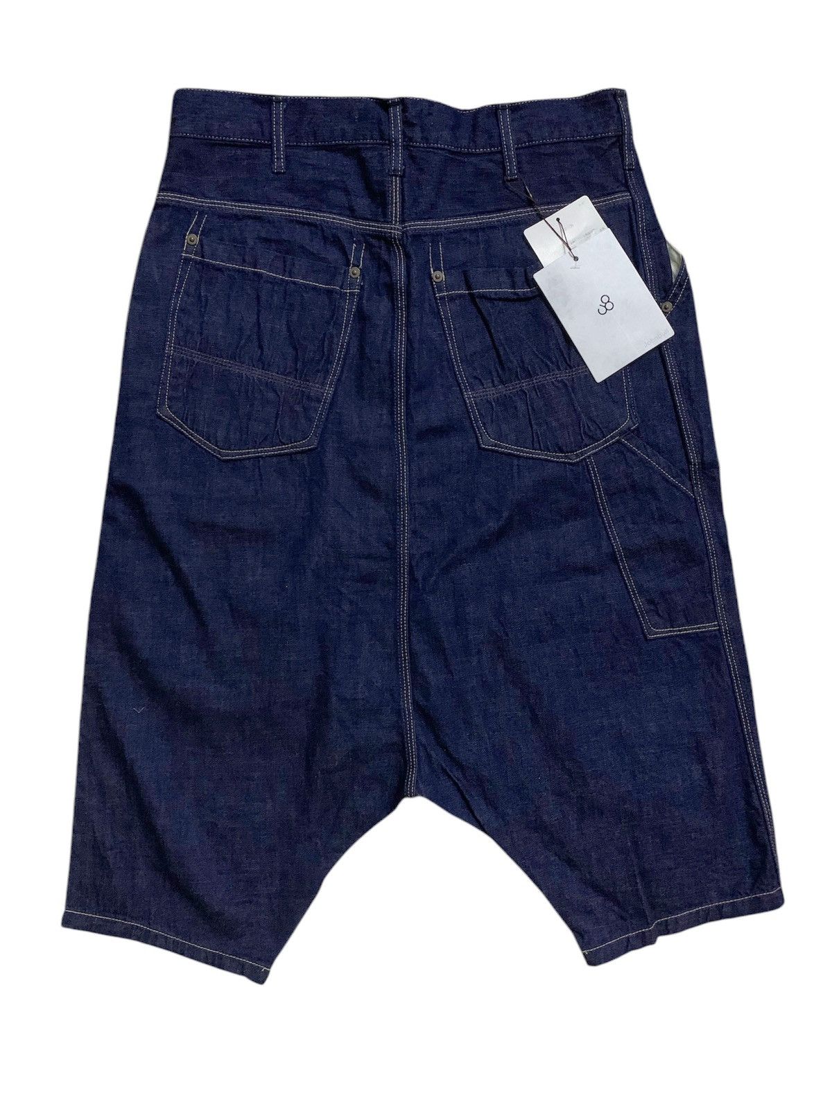 Yohji Yamamoto 💥Japanese designer John-bull Indigo Harajuku Harem Pant Size US 29 - 3 Thumbnail