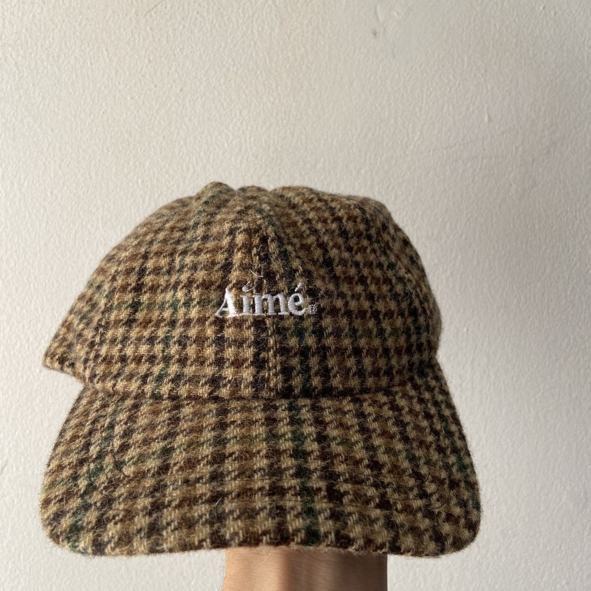 Aime Leon Dore Aime Leon Dore Brown Houndstooth Wool Logo Hat Size ONE SIZE - 1 Thumbnail