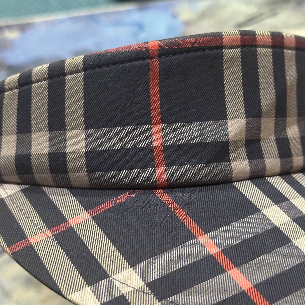 Burberry Vintage Burberry Nova Check Golf Visor Cap Size ONE SIZE - 12 Thumbnail