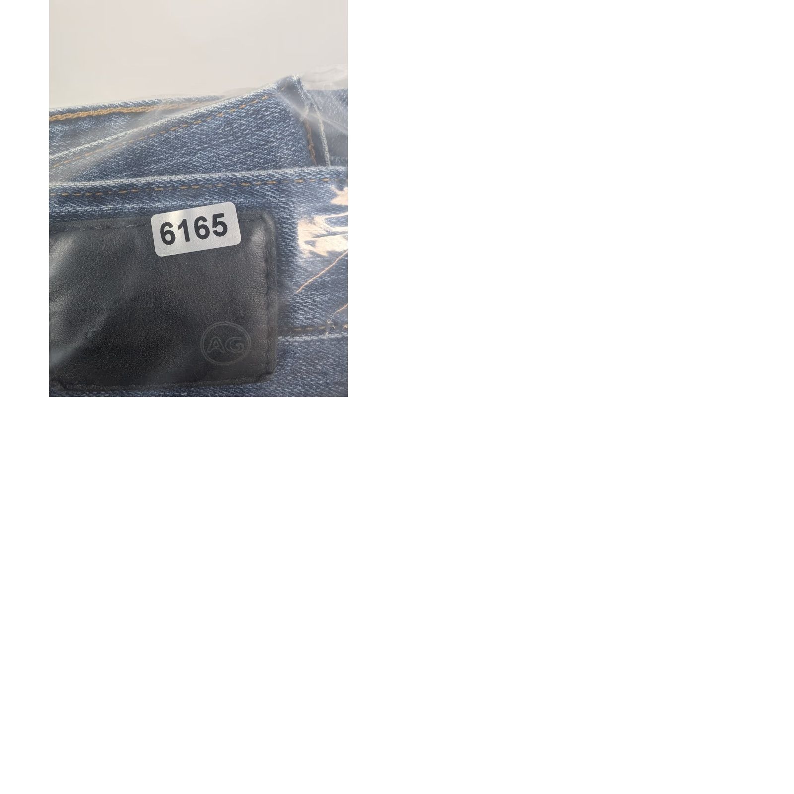 Vintage AG Adriano Goldschmied Jeans Womens Slim Distressed Boyfriend 28R Blue Denim Cotton Polyurethane 5-Pocket Logo Zipper Button Jeans Size 28" / US 6 / IT 42 - 9 Thumbnail