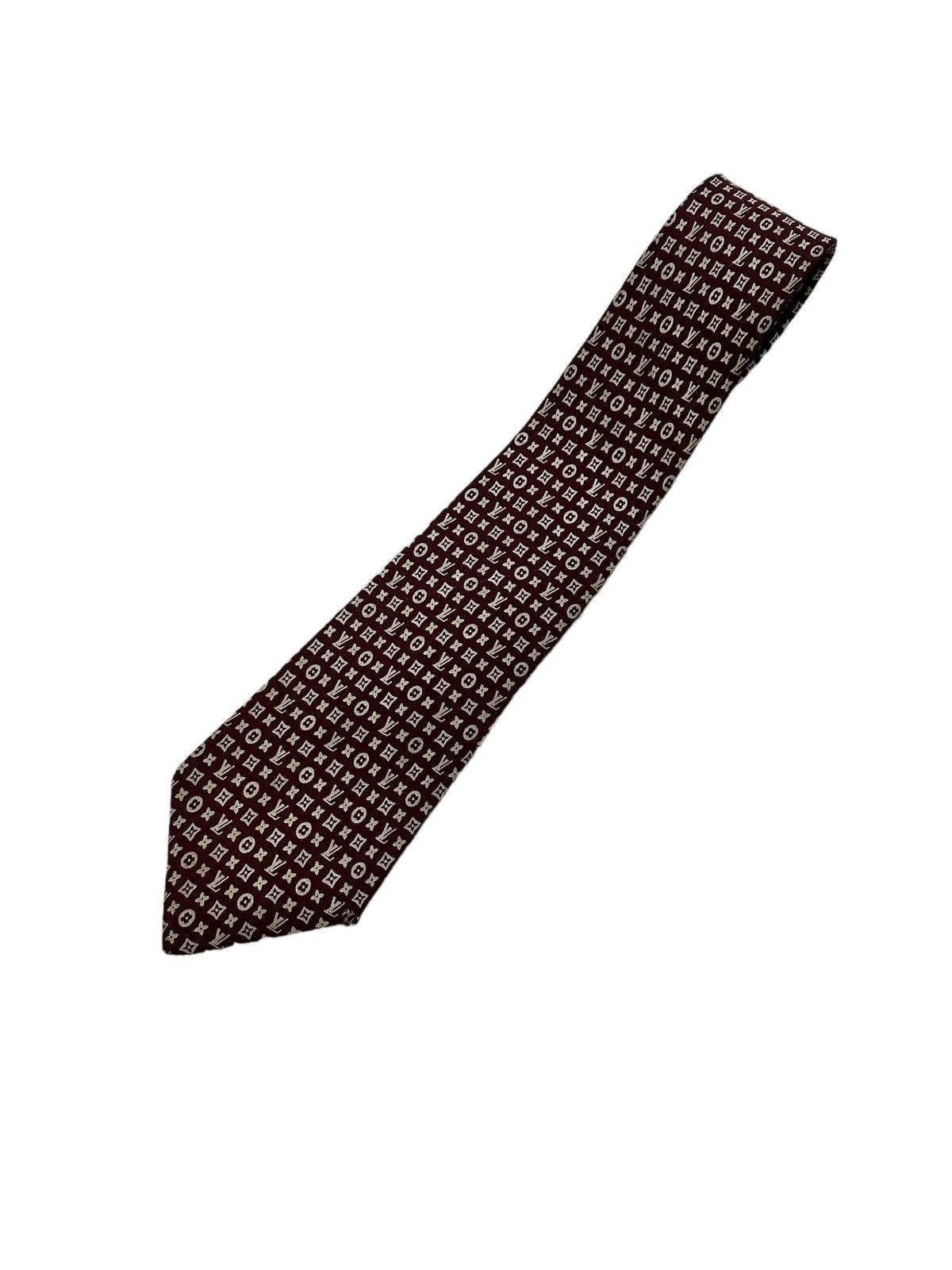 Designer Louis Vuitton Monogram Tie Size ONE SIZE - 1 Thumbnail