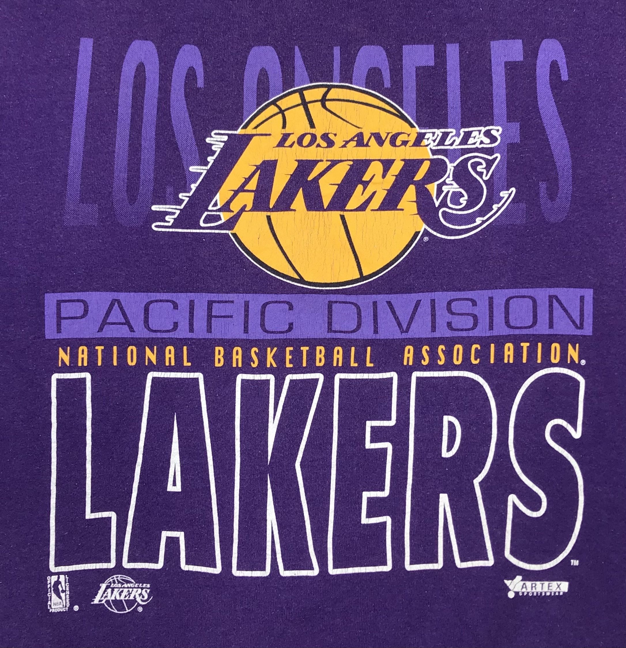 Fruit Of The Loom Vintage L.A. Lakers x Fruit Of The Loom Sweatshirt Size US M / EU 48-50 / 2 - 7 Thumbnail
