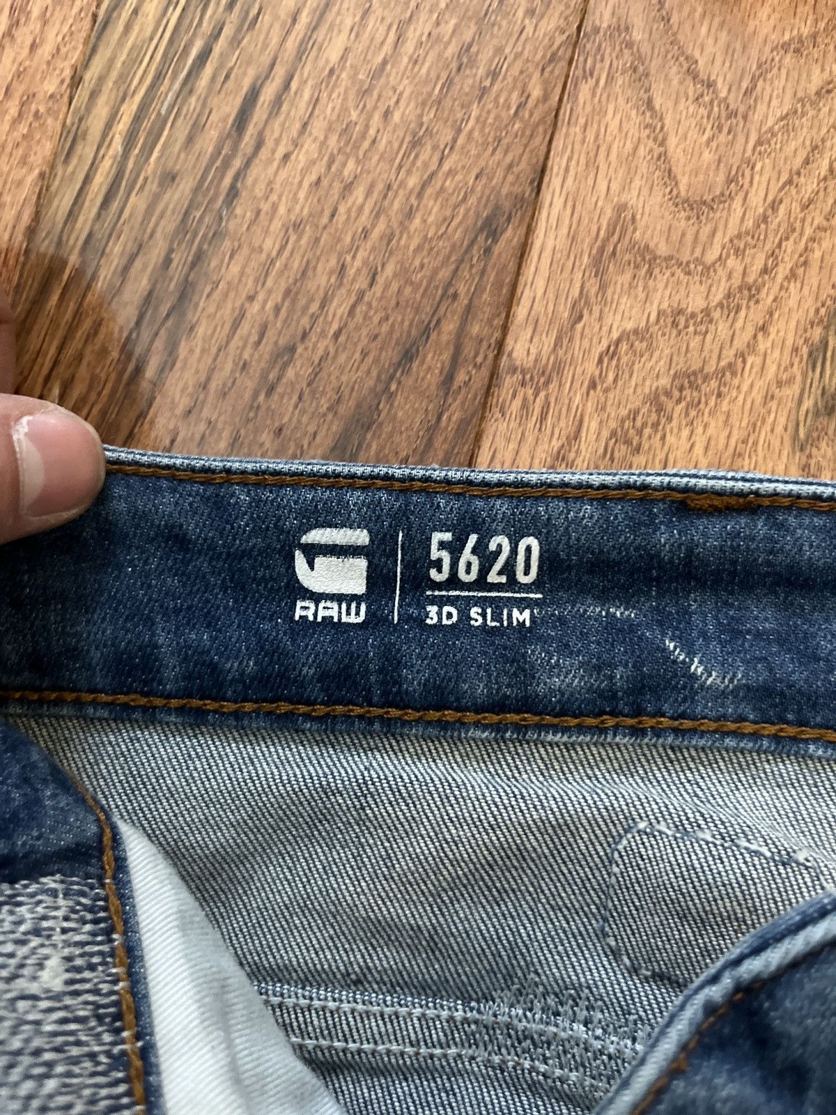 G-Star × Vintage G-Star RAW 5620 3D Slim denim jeans size 34/32 Size US 34 / EU 50 - 3 Thumbnail