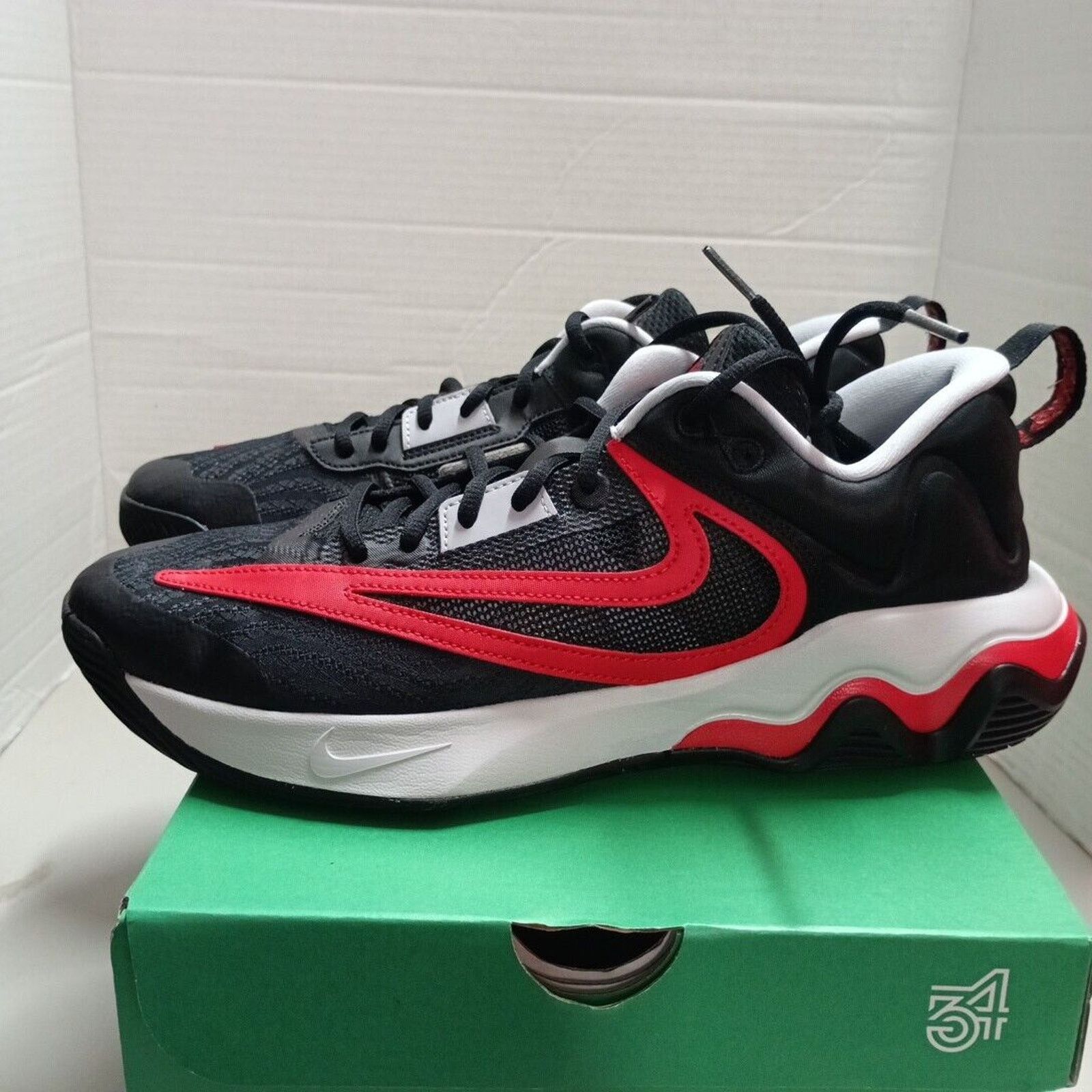 Nike Nike Giannis Immortality 3 Men's 10.5 Black University Red Size US 10.5 / EU 43-44 - 4 Thumbnail