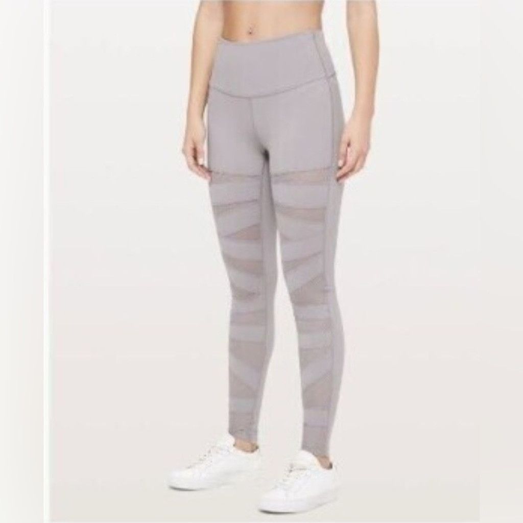 Lululemon Lululemon Wunder Under High Rise Tech Mesh 28” | EUC | Sz 6 Size 28" / US 6 / IT 42 - 2 Thumbnail