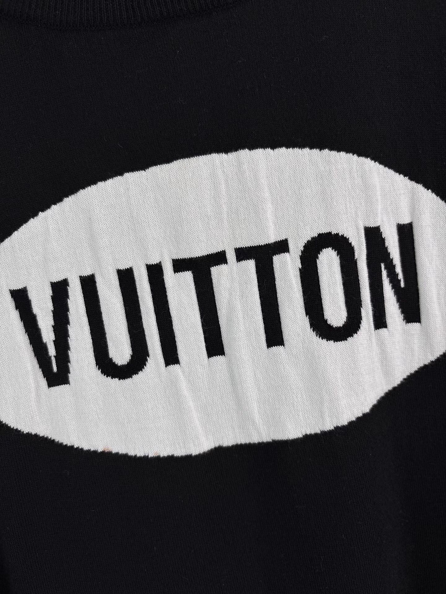 Louis Vuitton LOUIS VUITTON Chest Letter Knit Short Sleeve K1 Size US XL / EU 56 / 4 - 3 Thumbnail