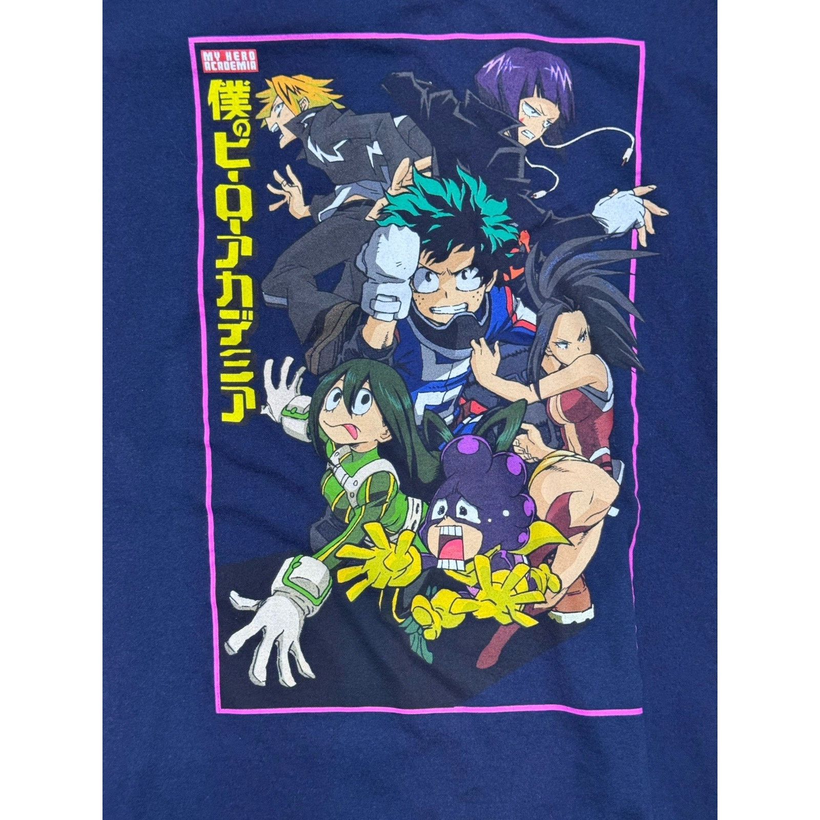 Other My Hero Academia Funimation T-Shirt Men’s Sz Large Navy Blue Size US L / EU 52-54 / 3 - 2 Thumbnail