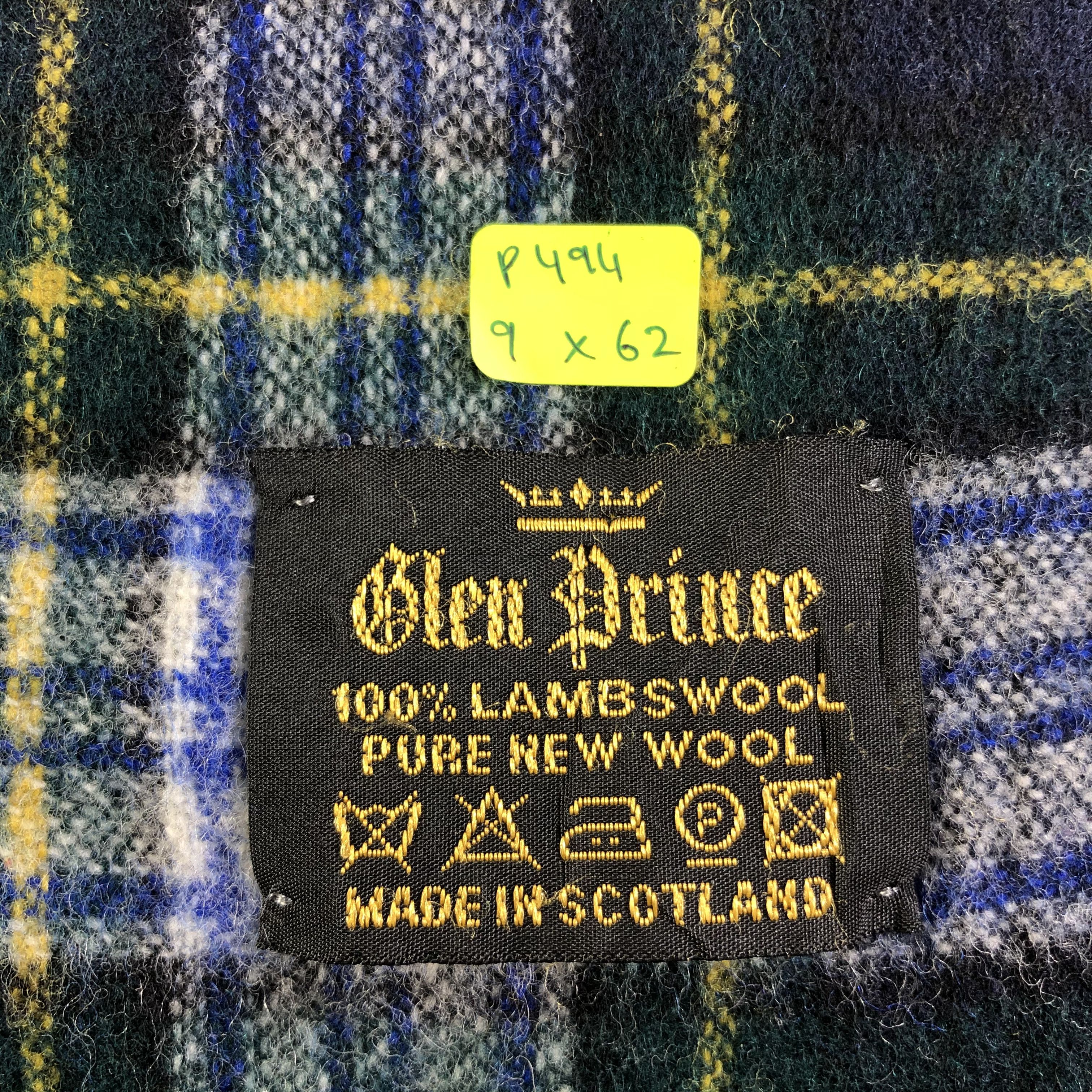 Vintage Glen Prince Wool Scarf / Muffler / Neckwear Size ONE SIZE - 6 Thumbnail