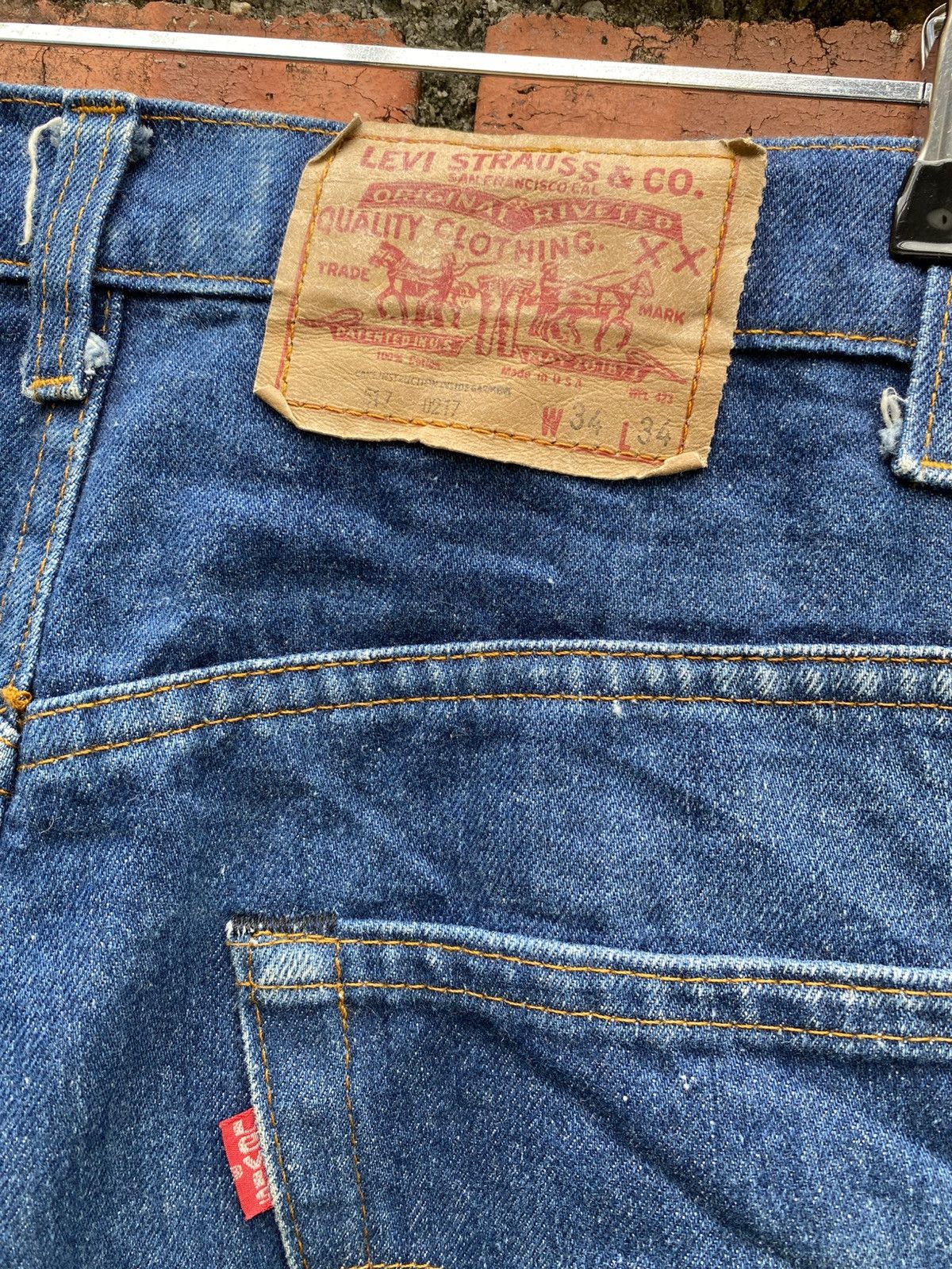 Levi's Vintage Clothing W33x29.5 Vintage levi's 517 flare bell bottom made in USA Size US 33 - 5 Thumbnail