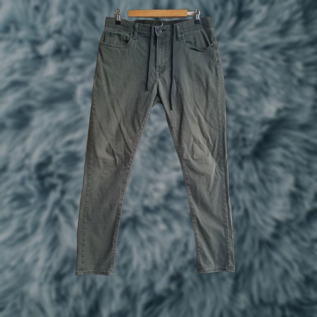 Uniqlo Uniqlo Pants Drawstring Olive Green Casual Cotton Mens M 30-33 Inseam 30 Size US 30 / EU 46 - 1 Thumbnail