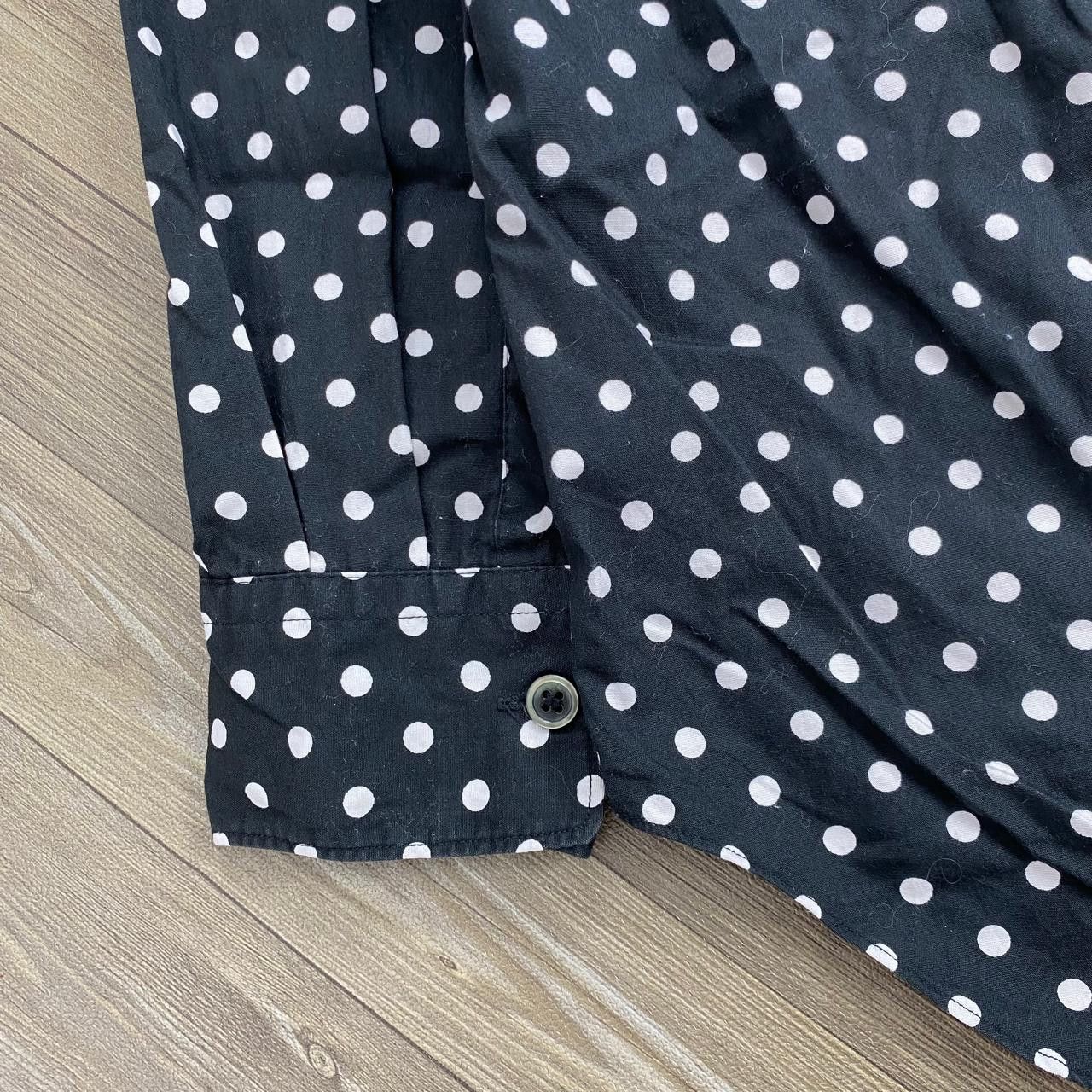 Black Comme des Garcons Polkadot Shirt