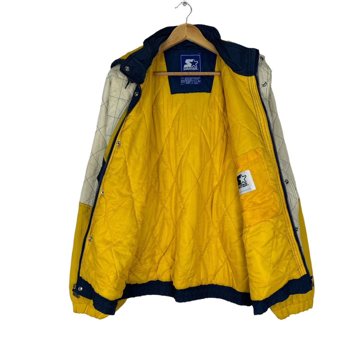 Starter × Vintage ❄️90s STARTER MICHIGAN HOODIE LIGHT JACKET Size US M / EU 48-50 / 2 - 7 Thumbnail