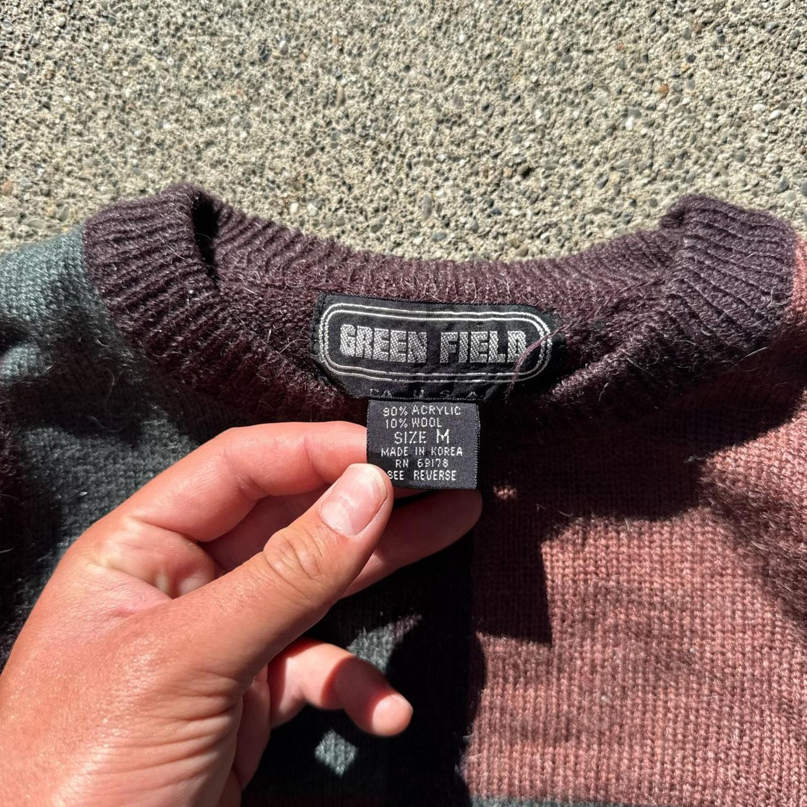 Vintage Vintage Greenfield Earth Tone Brown Knit Sweater Size Medium Size US M / EU 48-50 / 2 - 4 Thumbnail