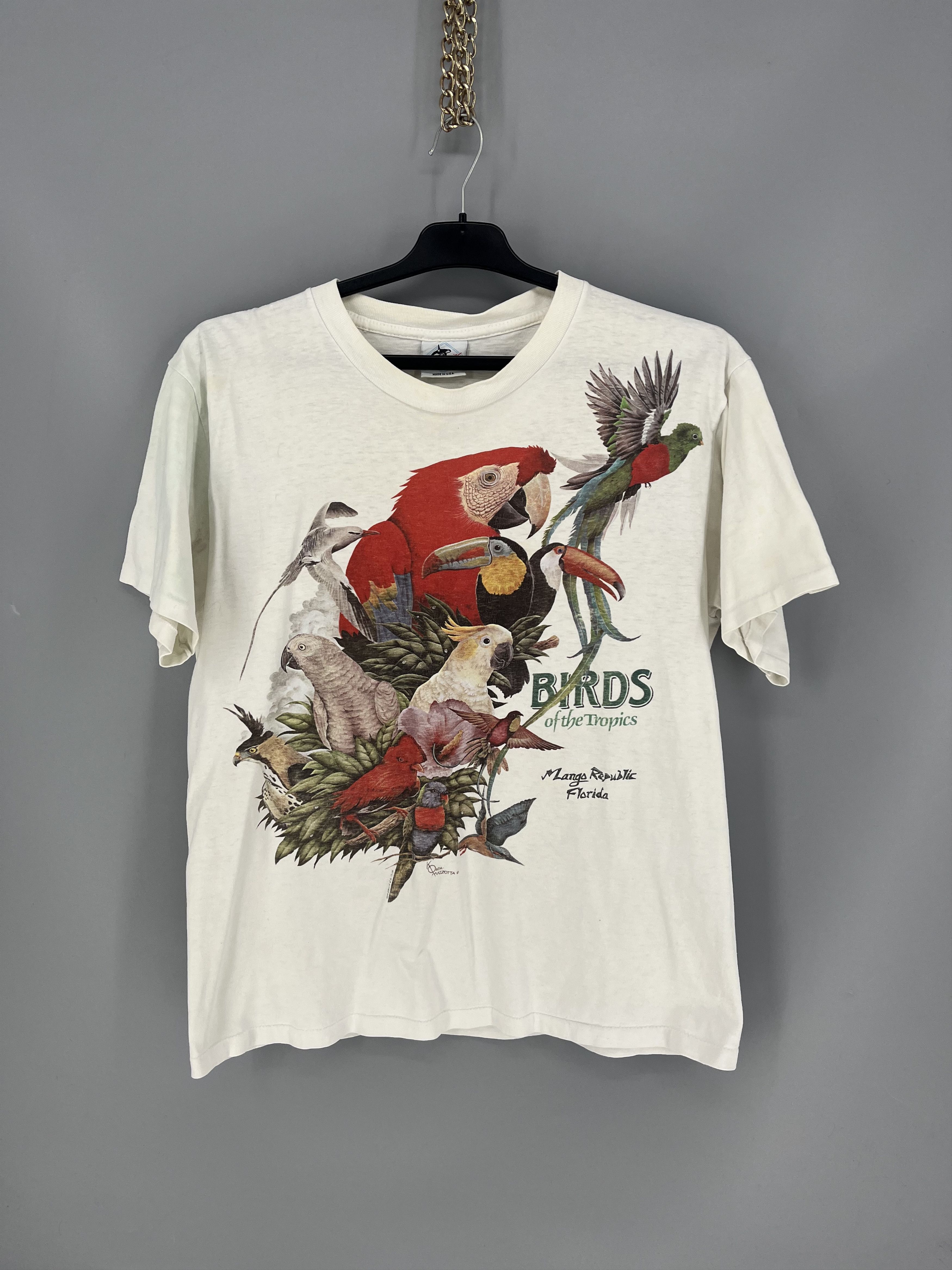 Band Tees Vtg 80s Birds Of The Tropics Faded Shirt L Single Stitch Size US L / EU 52-54 / 3 - 1 Thumbnail