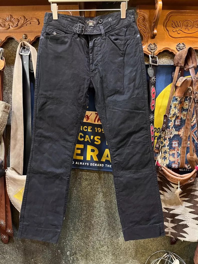 RRL Ralph Lauren RRL Ralph Lauren Limited edition motorcycle wax pants Size US 34 / EU 50 - 1 Thumbnail