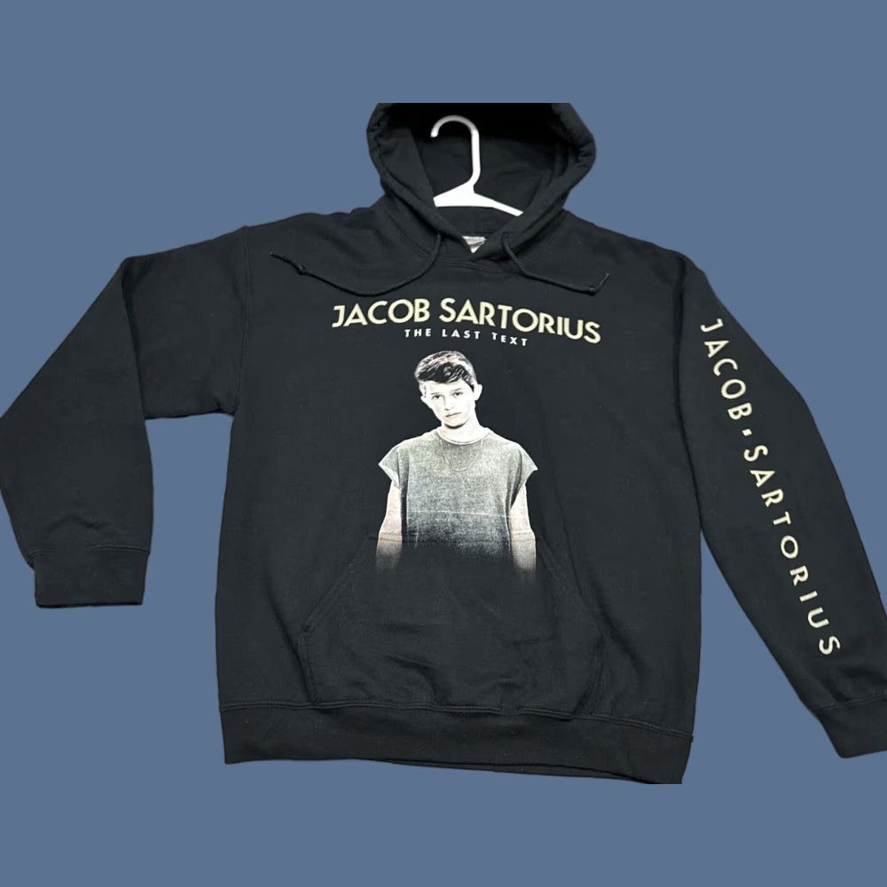Gildan Jacob Sartorius The Last Text World Tour Hoodie Sweatshirt Med Long Sleeve Black Size US M / EU 48-50 / 2 - 1 Thumbnail