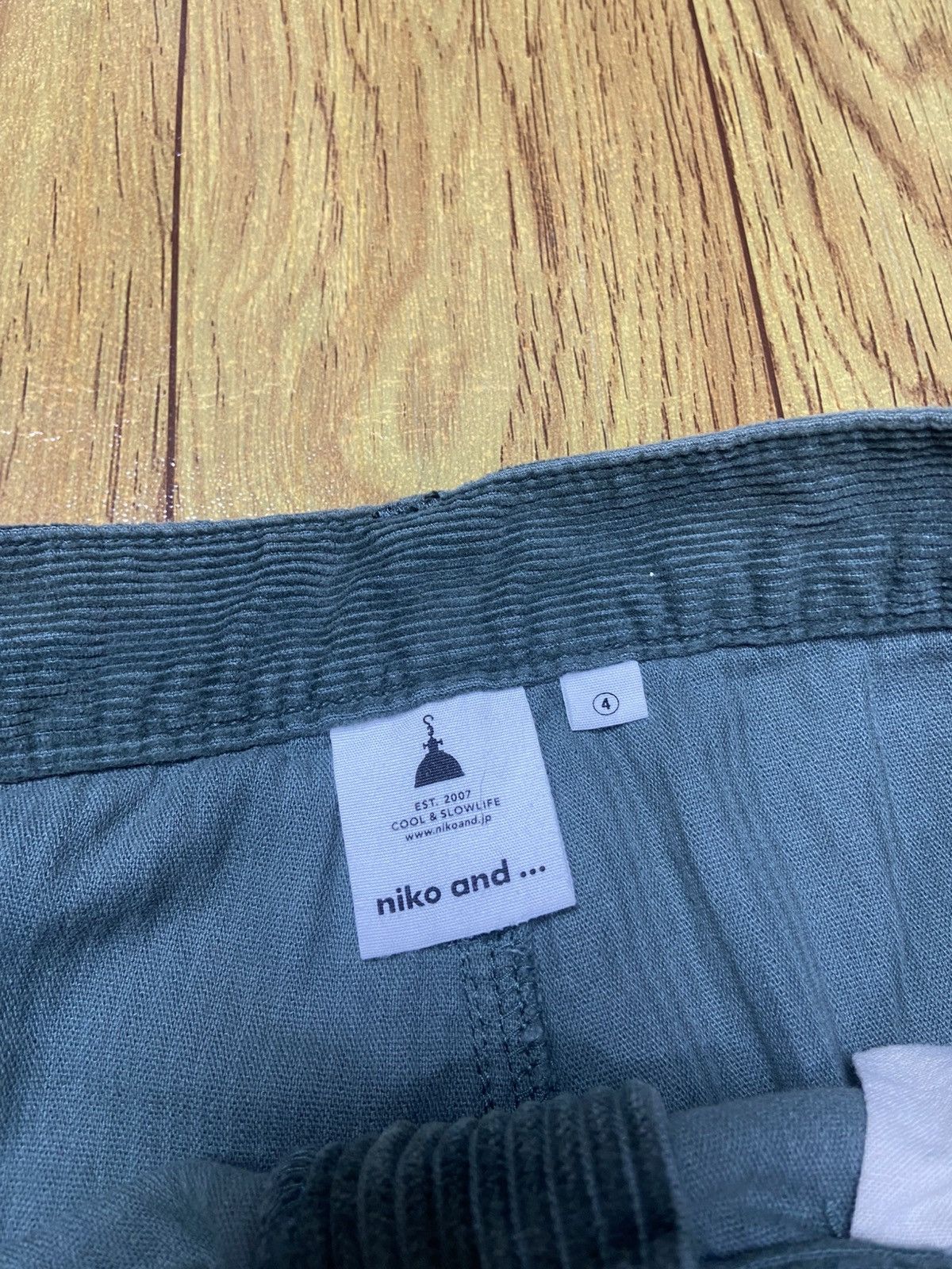 Japanese Brand Niko and... Corduroy Wide Balloon Pants Size US 32 / EU 48 - 5 Thumbnail