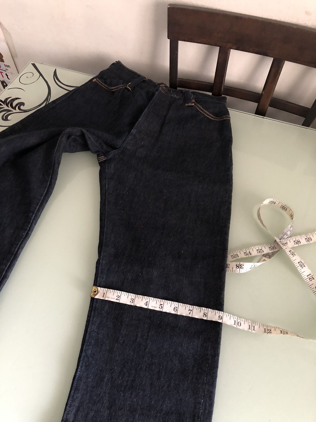 Evisu Rare❗️Vintage 80s Evisu Yamane Embroidery Denim Size US 26 / EU 42 - 18 Thumbnail