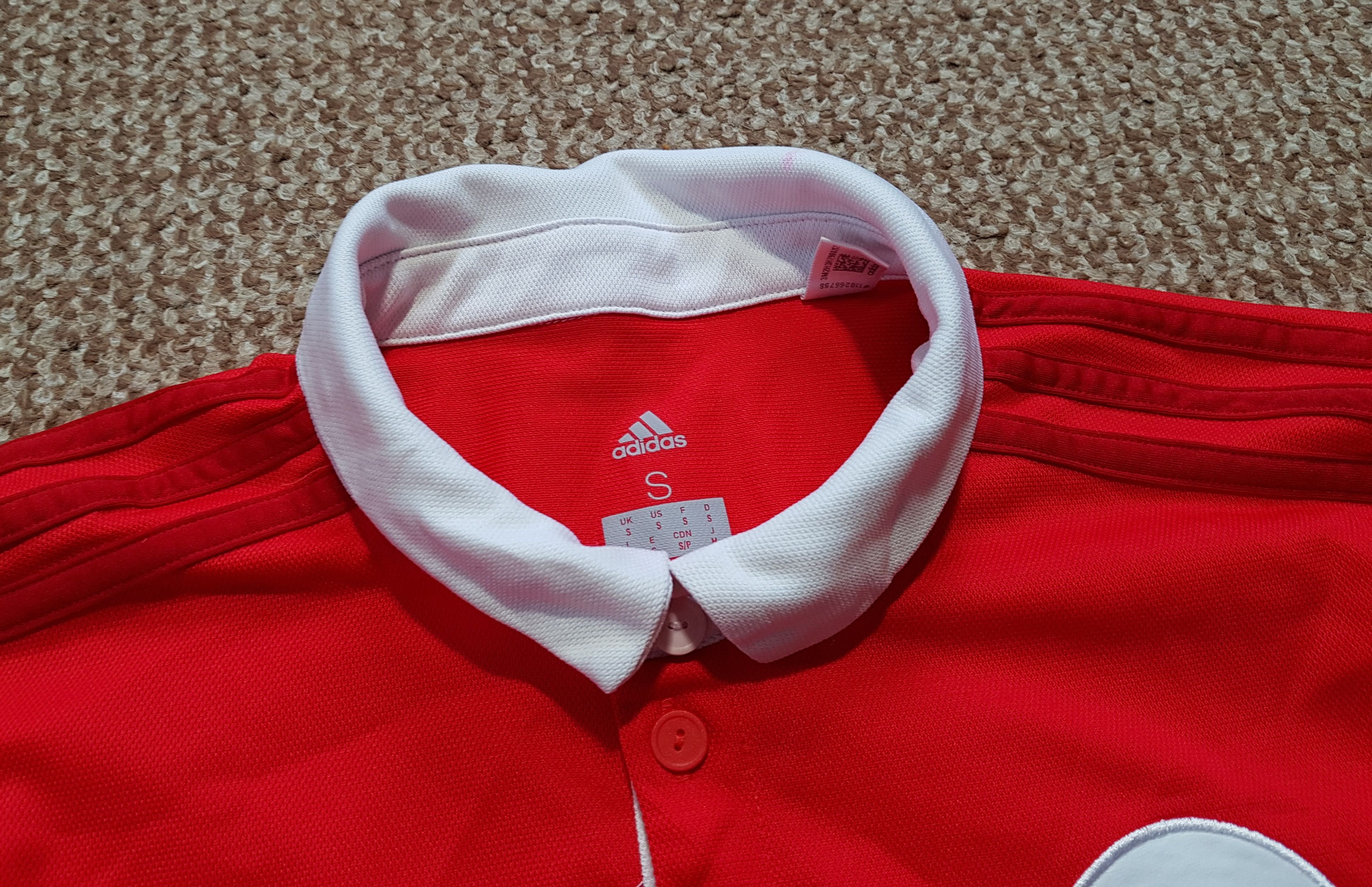 Adidas Adidas Benfica 2017-18 Home Soccer Football Jersey sz S Size US S / EU 44-46 / 1 - 8 Thumbnail