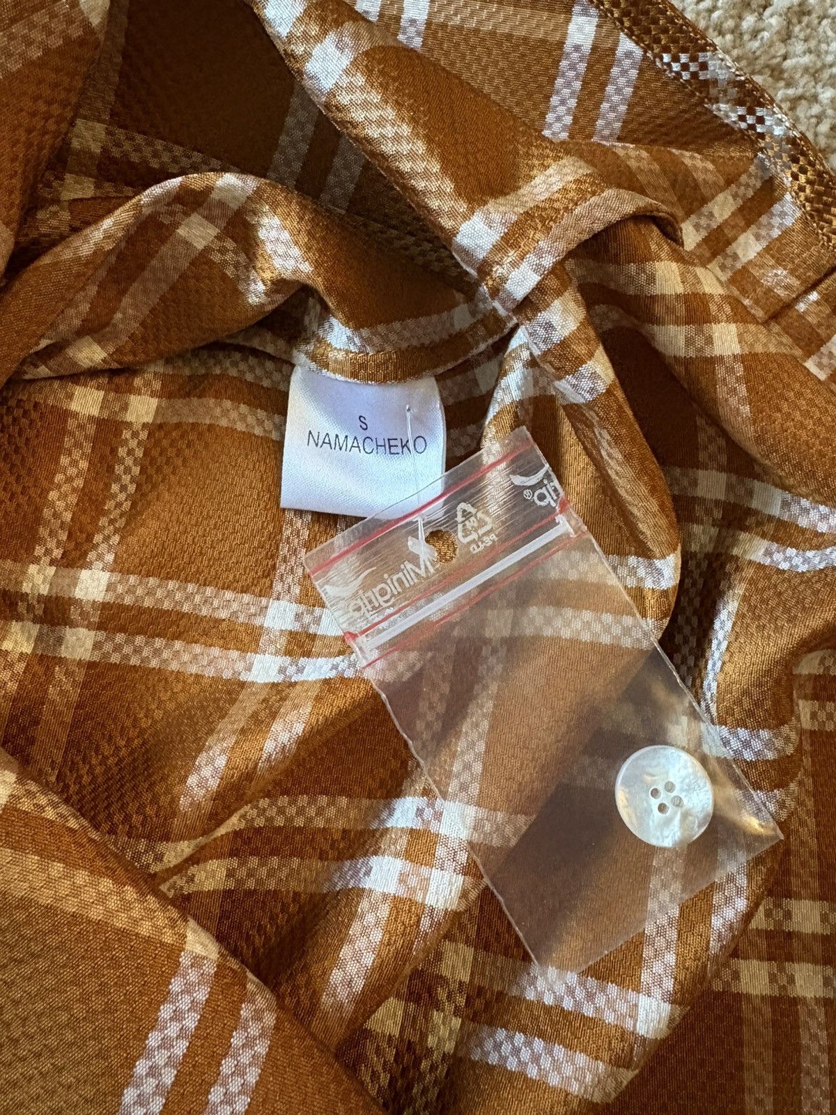Namacheko SS18 Silk Button Down Shirt Size US S / EU 44-46 / 1 - 5 Thumbnail