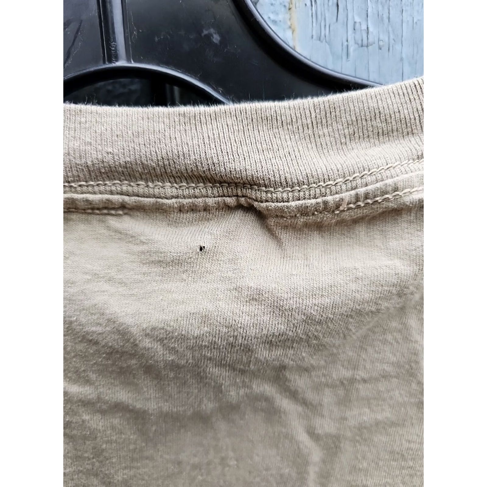 Vintage VINTAGE Serial Killer SHIRT Boy L tan Movie Goodfellas DeNiro Hoodie Short Sleeve Small pinhole Distressed 90s Mens Shirt Size US L / EU 52-54 / 3 - 5 Thumbnail