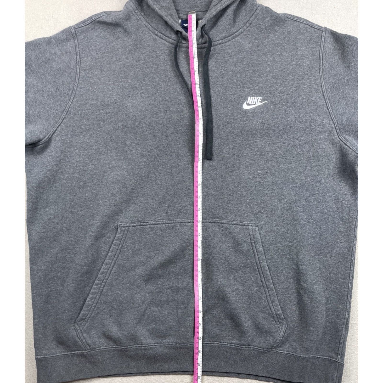 Nike Nike Hoodie Pullover Essentials Fleece Gray Swoosh Mens 2XL Size US XXL / EU 58 / 5 - 6 Thumbnail