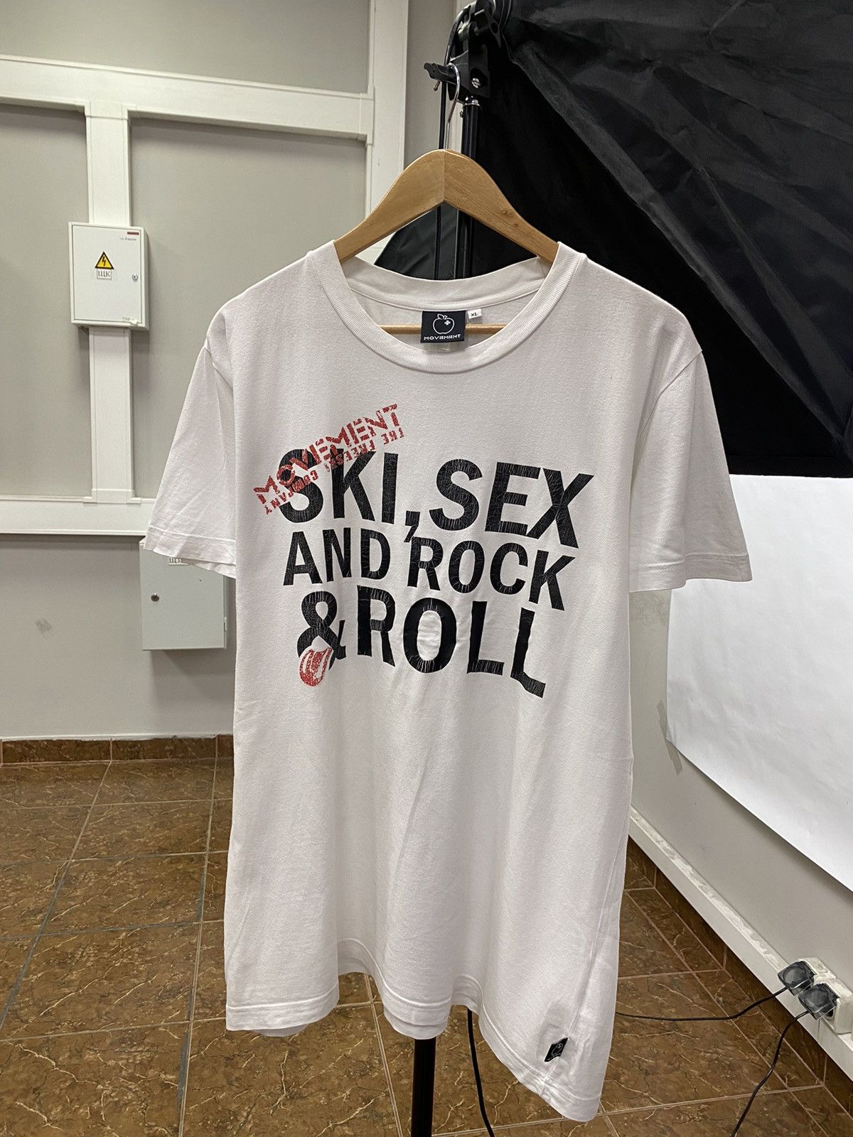 Band Tees × Vintage Vintage Movement Ski Sex And Rock and Roll t-shirt rare hype Size US L / EU 52-54 / 3 - 1 Thumbnail