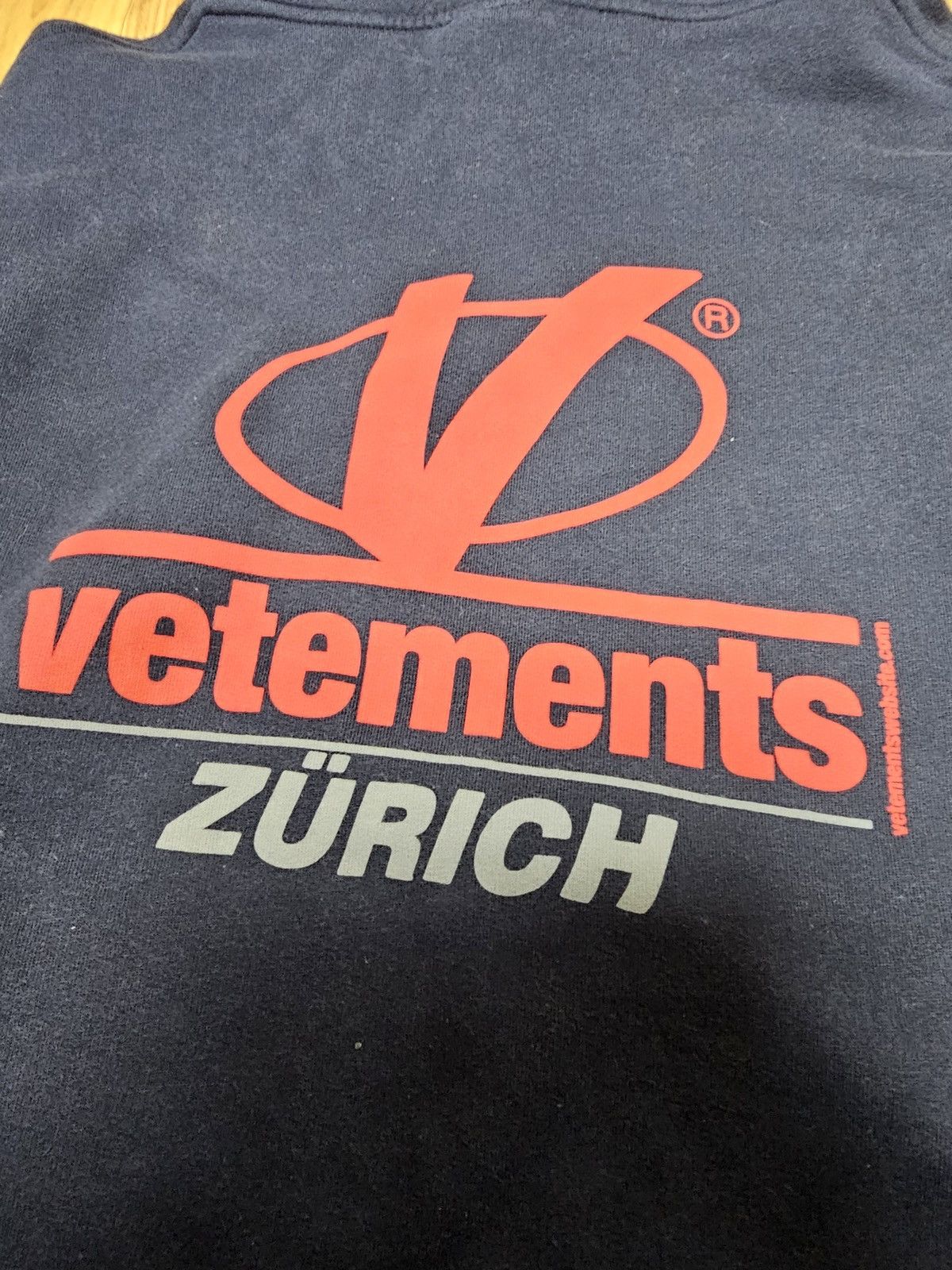 Vetements XS Vetements zurich long sleeve shirt dress Size US XS / EU 42 / 0 - 3 Thumbnail