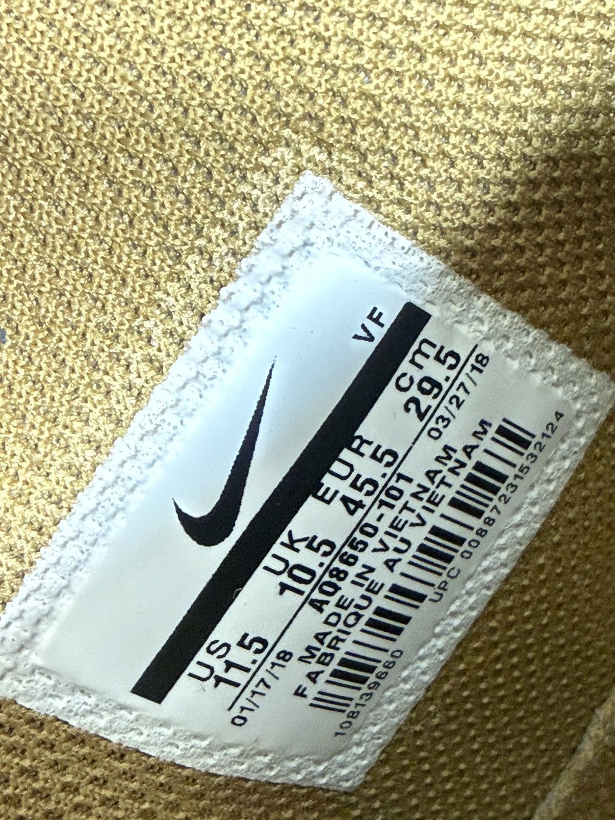Nike Nike Air Force 1 Mid ‘07 “white Bronze” 2018 Size 11.5 Size US 11.5 / EU 44-45 - 6 Thumbnail