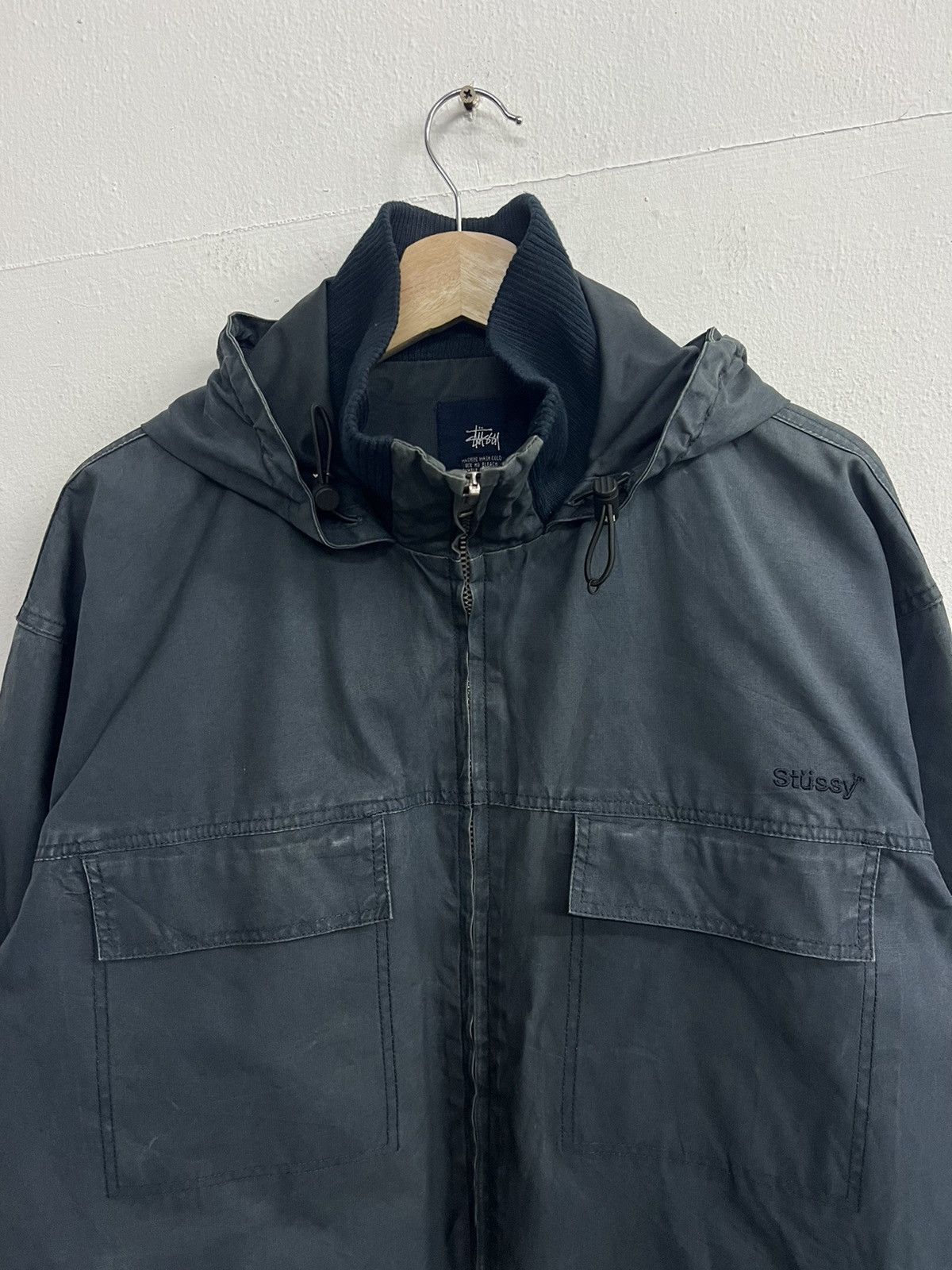 Stussy Vintage Stussy Insulated Work Cotton Parka Jacket Size US L / EU 52-54 / 3 - 4 Thumbnail