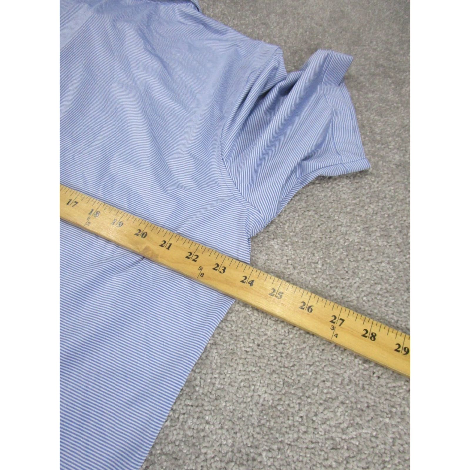 Peter Millar PETER MILLAR Polo Shirt Mens XL Blue Striped Golf Stretch Summer Comfort Size US XL / EU 56 / 4 - 7 Thumbnail