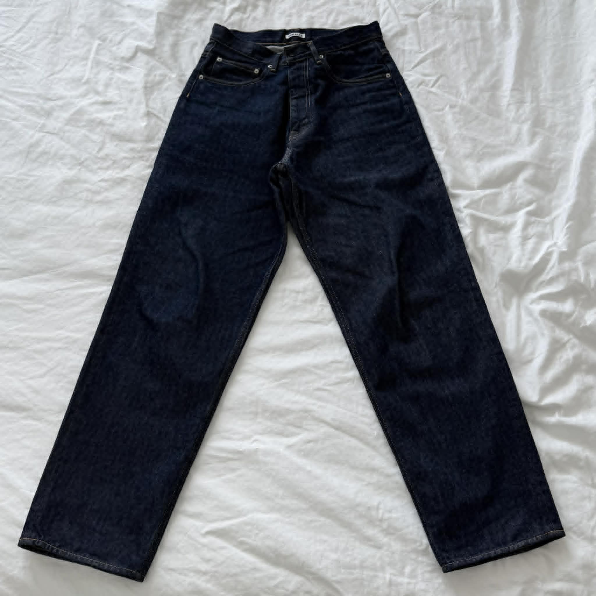 Auralee Auralee 24AW Heavy Faded Painter Black Size 5 | Grailed
